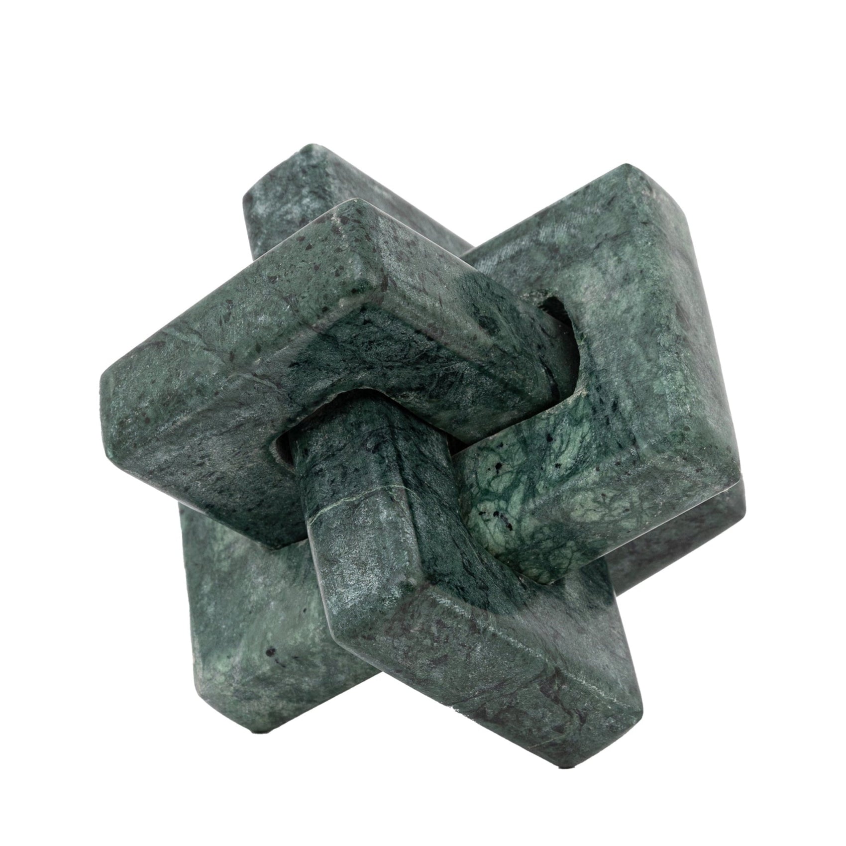Visano Link Green Marble Sculpture