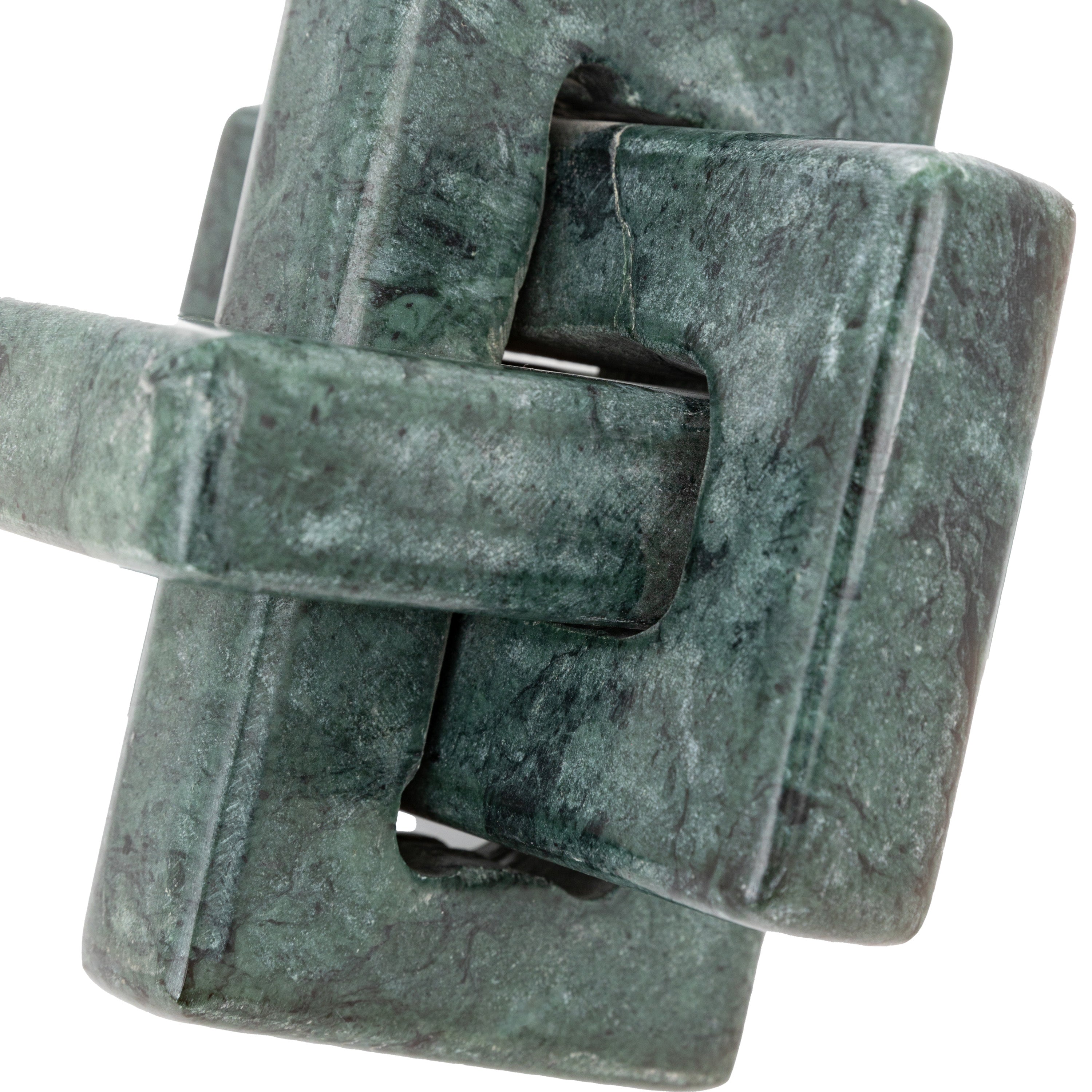 Visano Link Green Marble Sculpture
