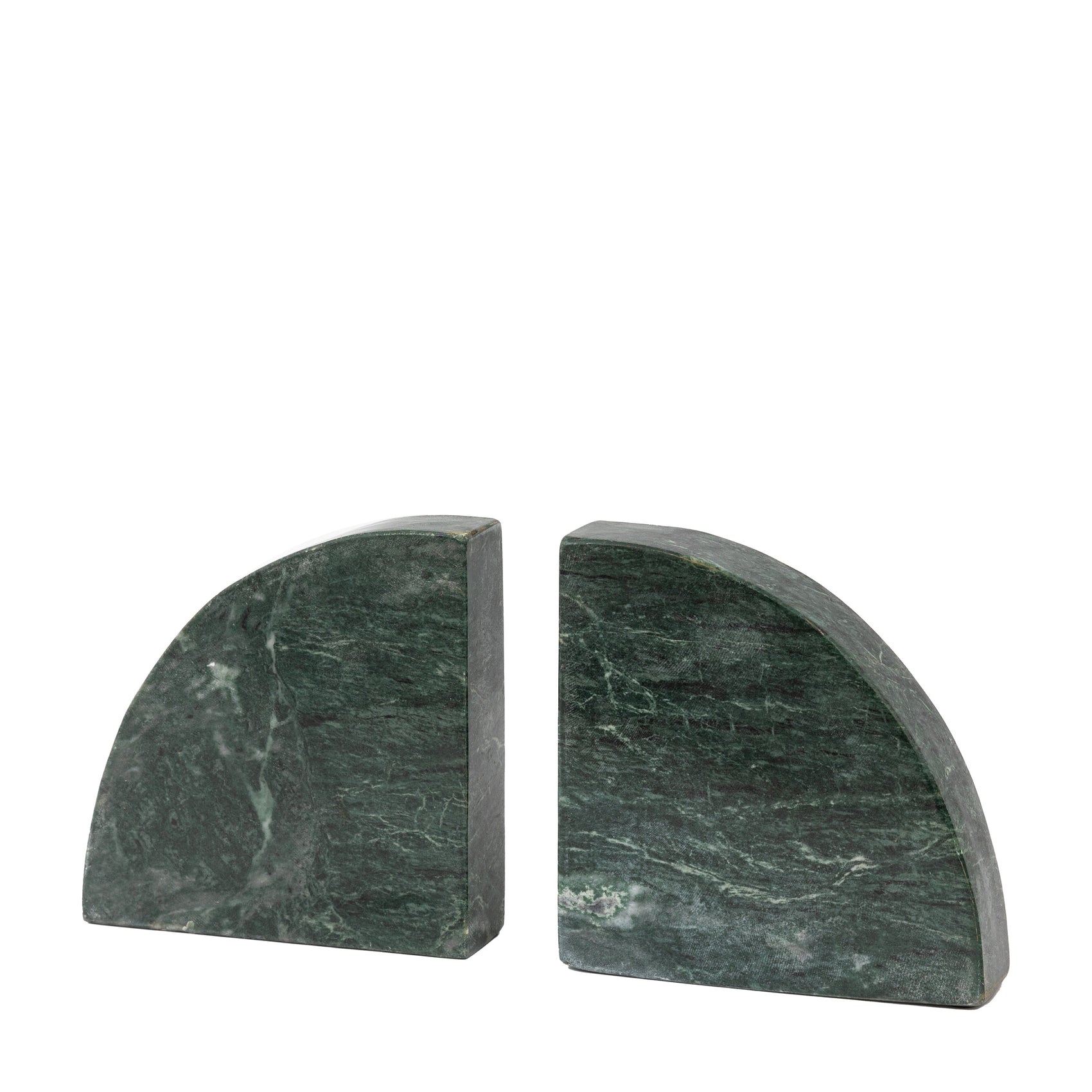 Ferro Green Marble Bookends