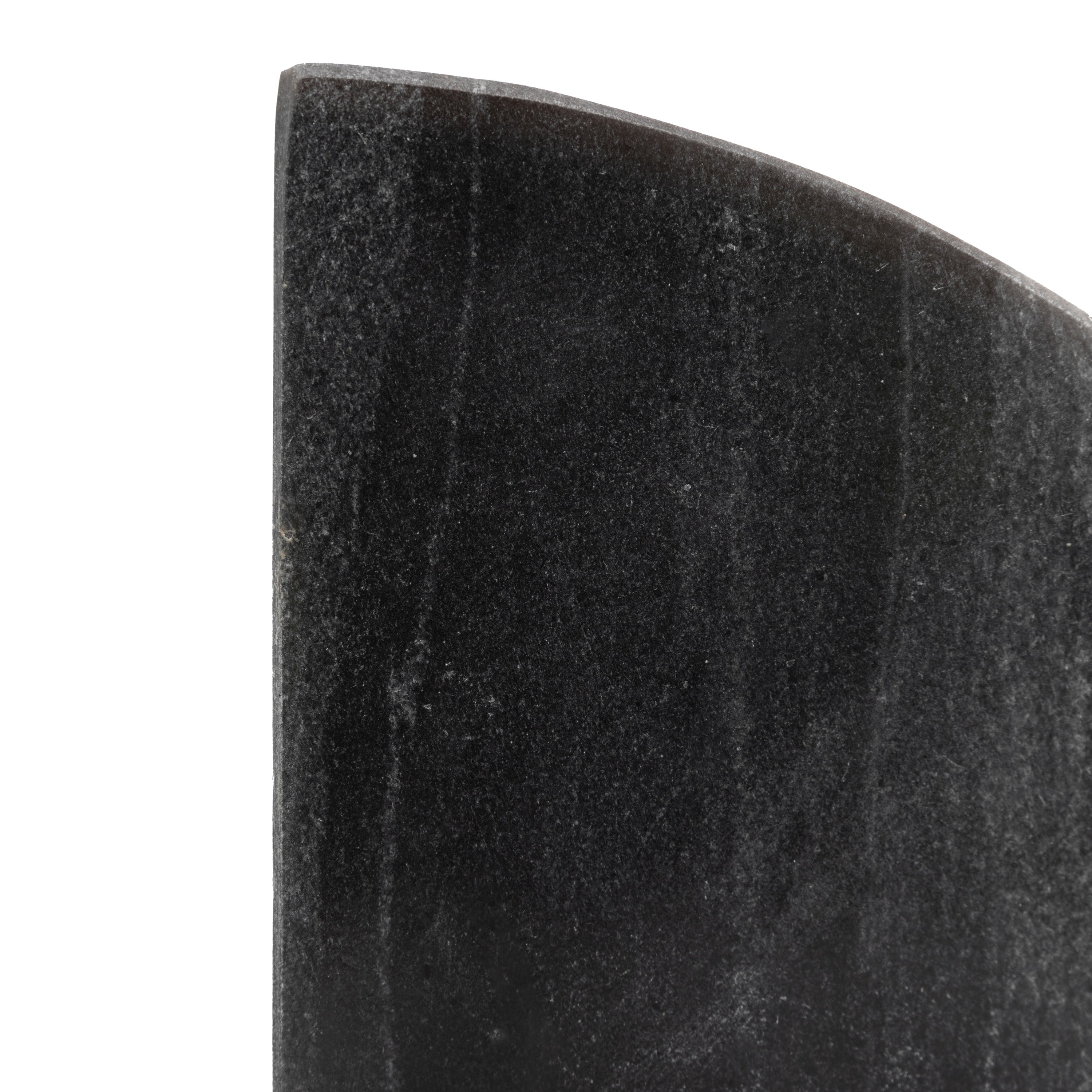 Ferro Black Marble Bookends