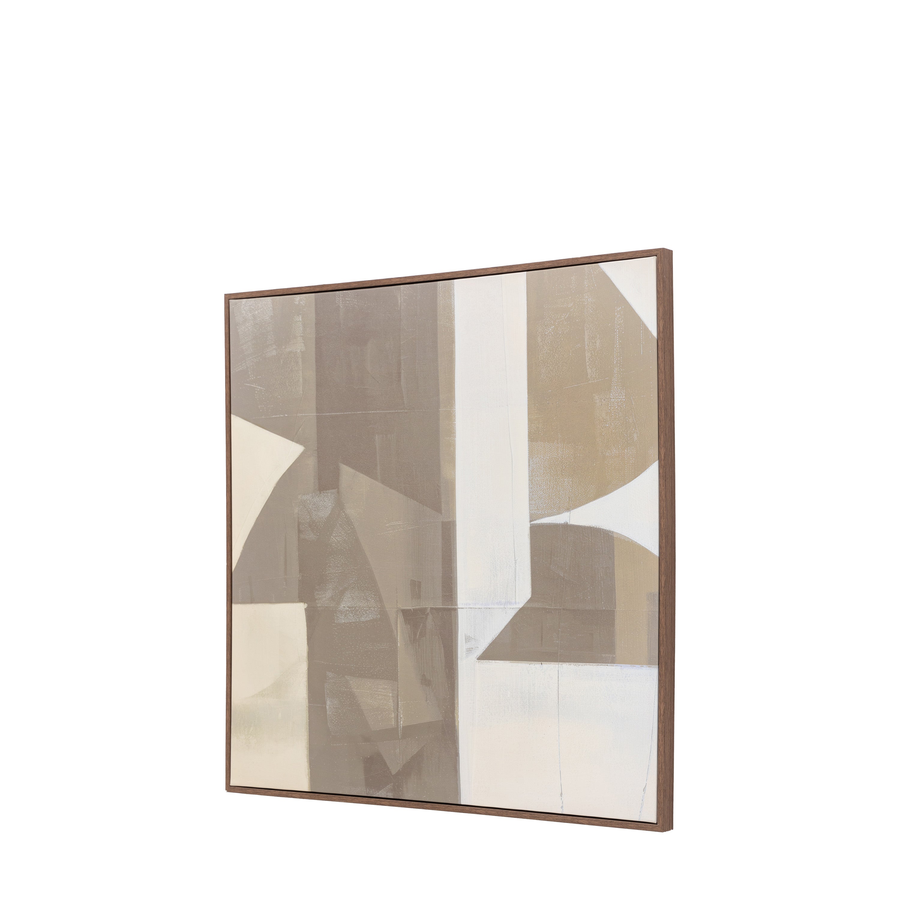 Cemento Abstract Framed Canvas Wall Art