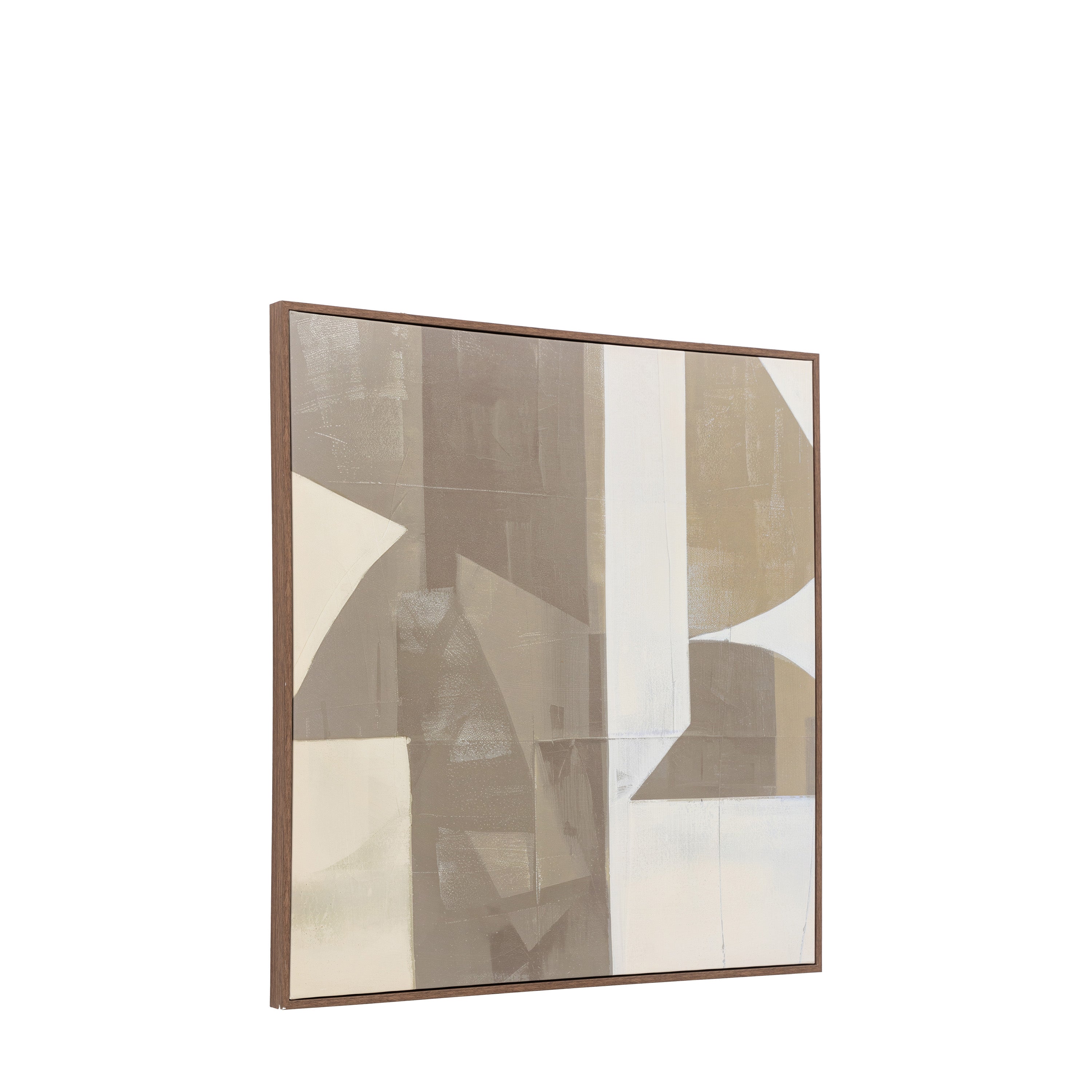 Cemento Abstract Framed Canvas Wall Art