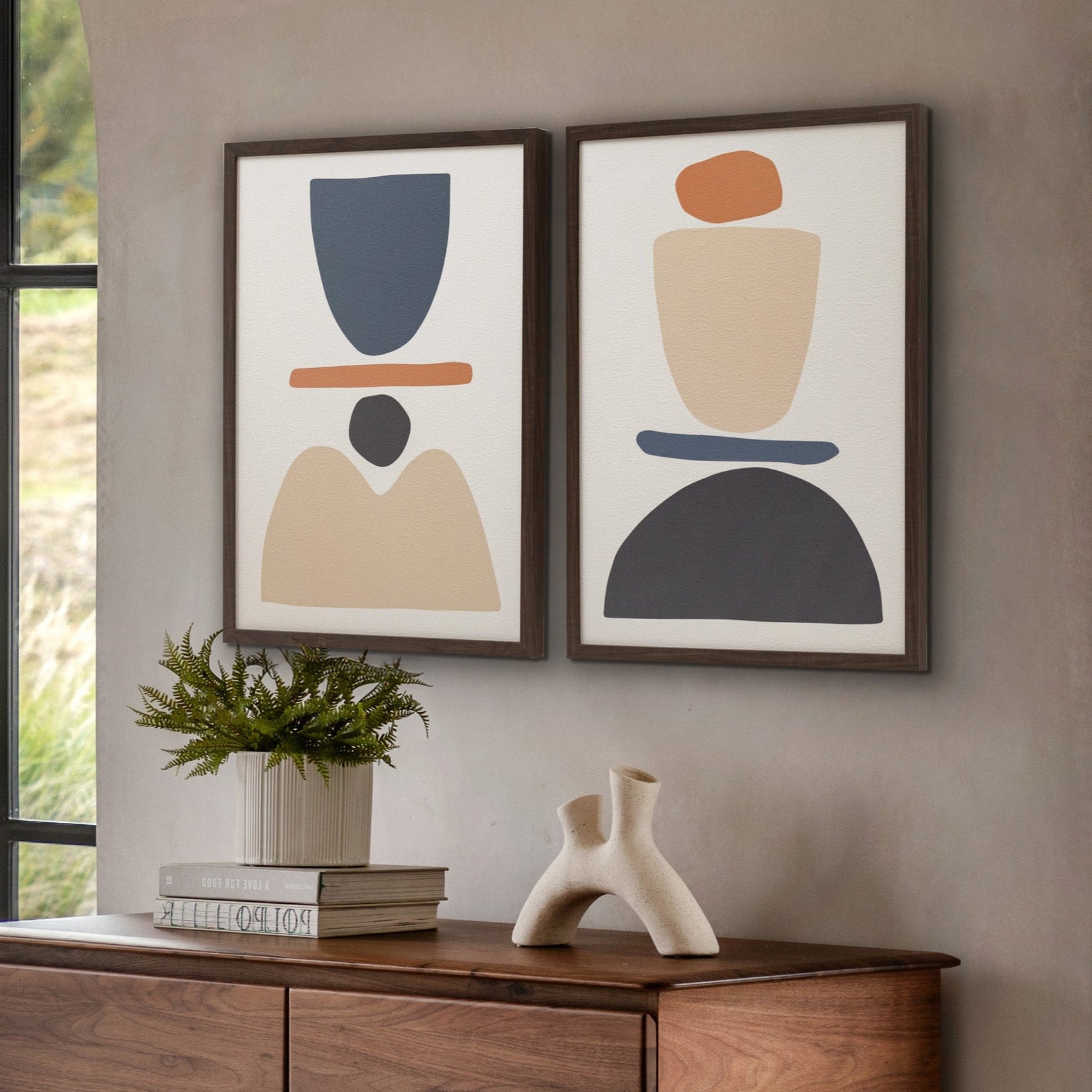 Set of 2 Glenchase Framed Wall Art