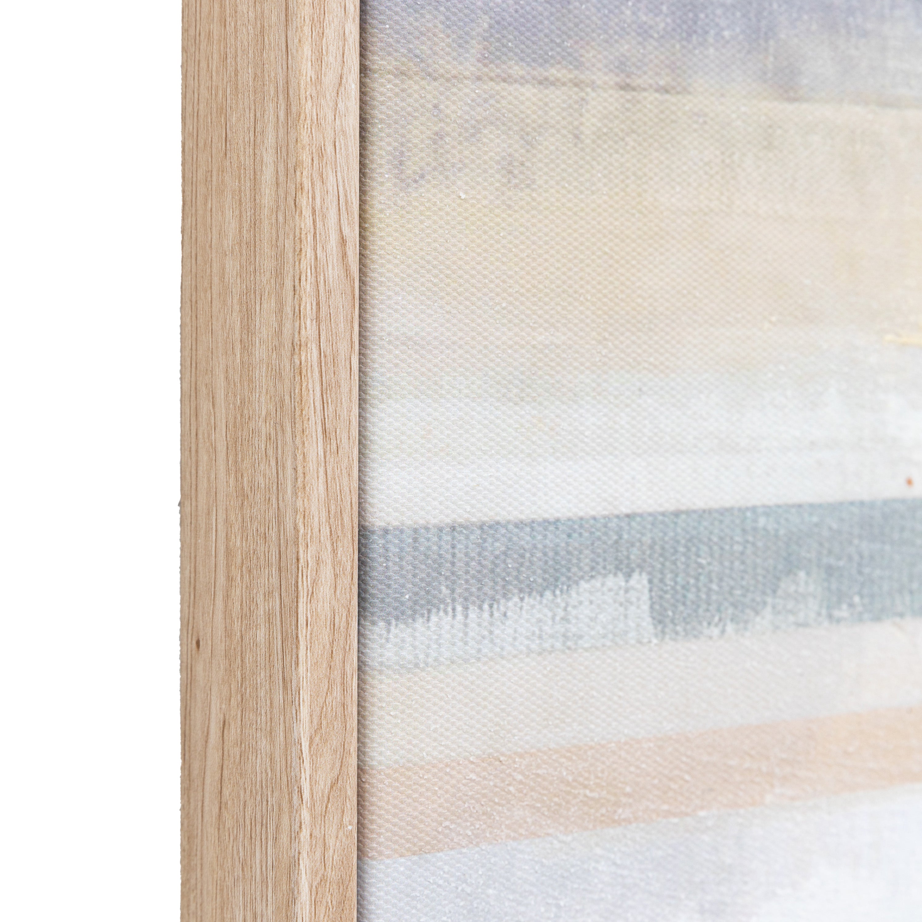 Set of 2 Modern Sunset Framed Canvas Wall Art