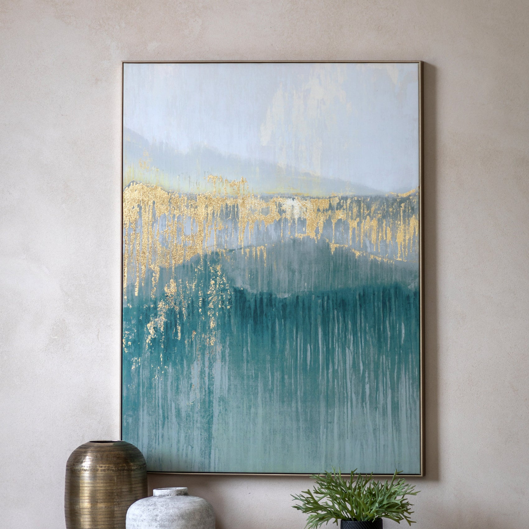 Kingsmanor Morning Horizon Framed Canvas Wall Art