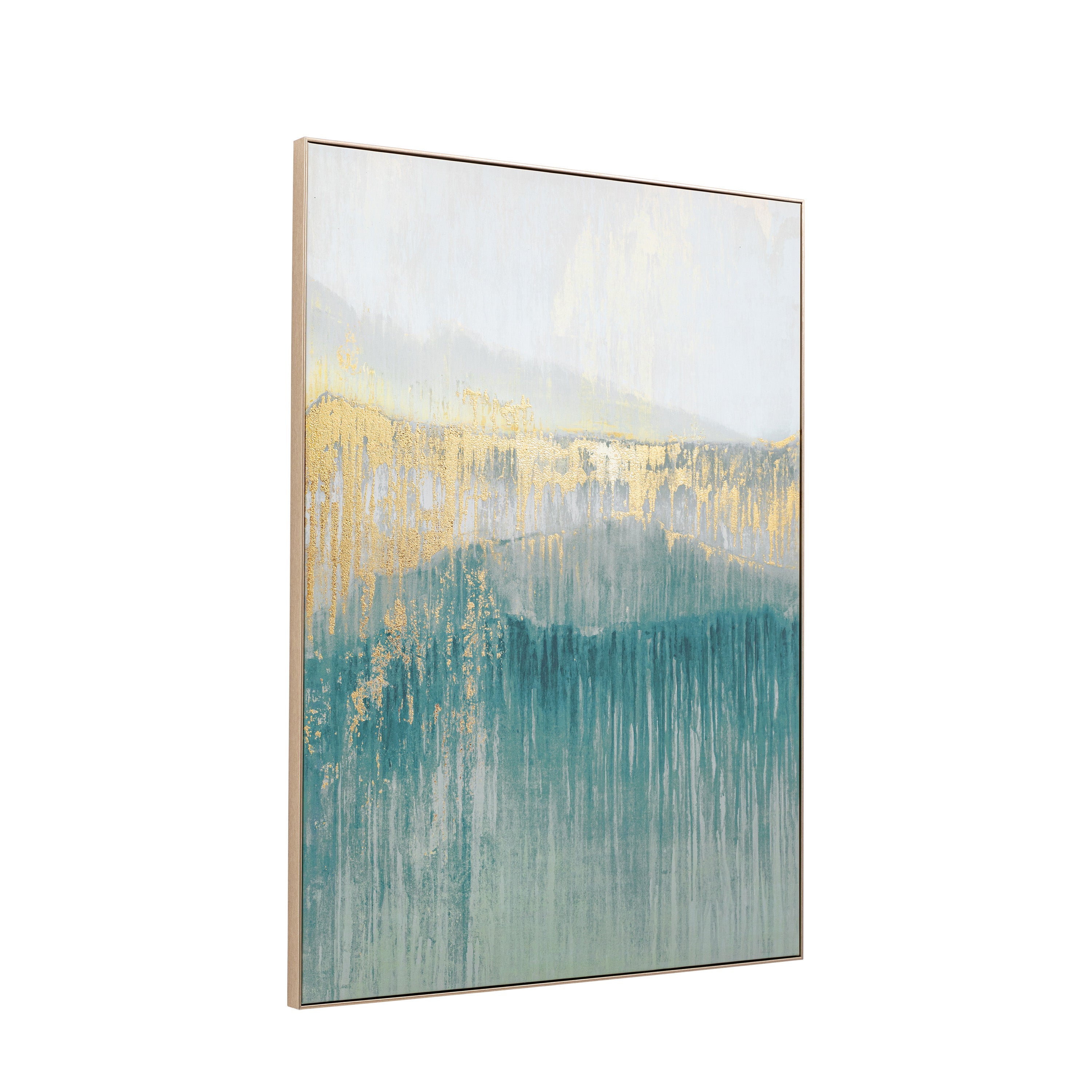 Early Morning Horizon Framed Canvas Wall Art