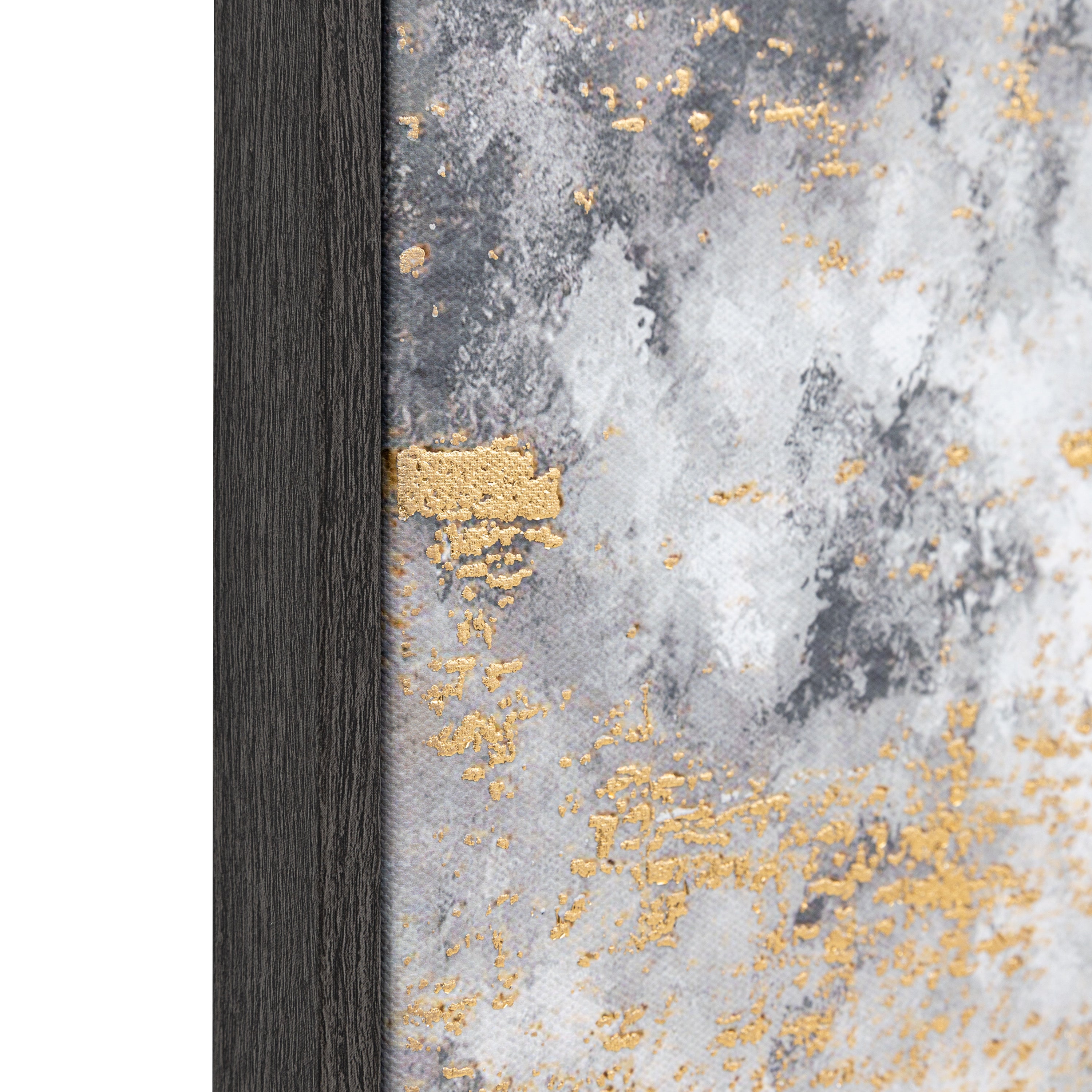 Set of 2 Orbit Framed Canvas Wall Art
