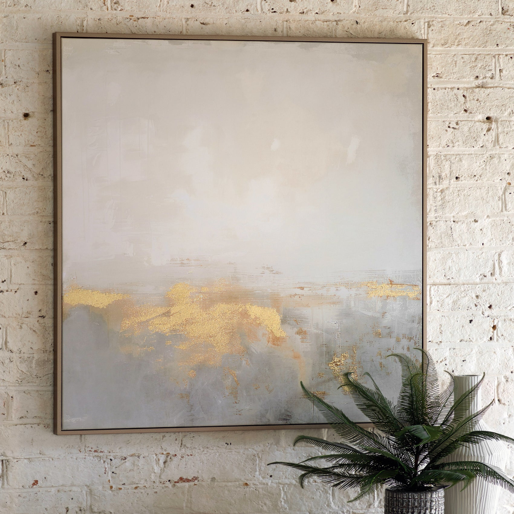 Kingsmeadow Golden Sunset Framed Canvas Wall Art