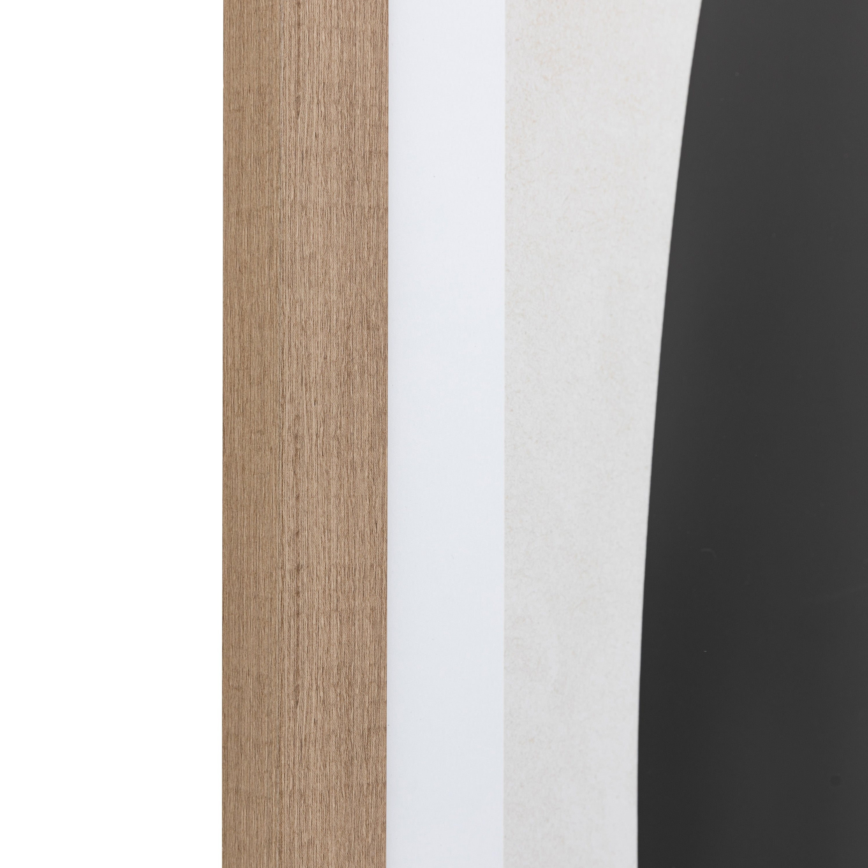 Abstract Noir et Blanc Framed Wall Art