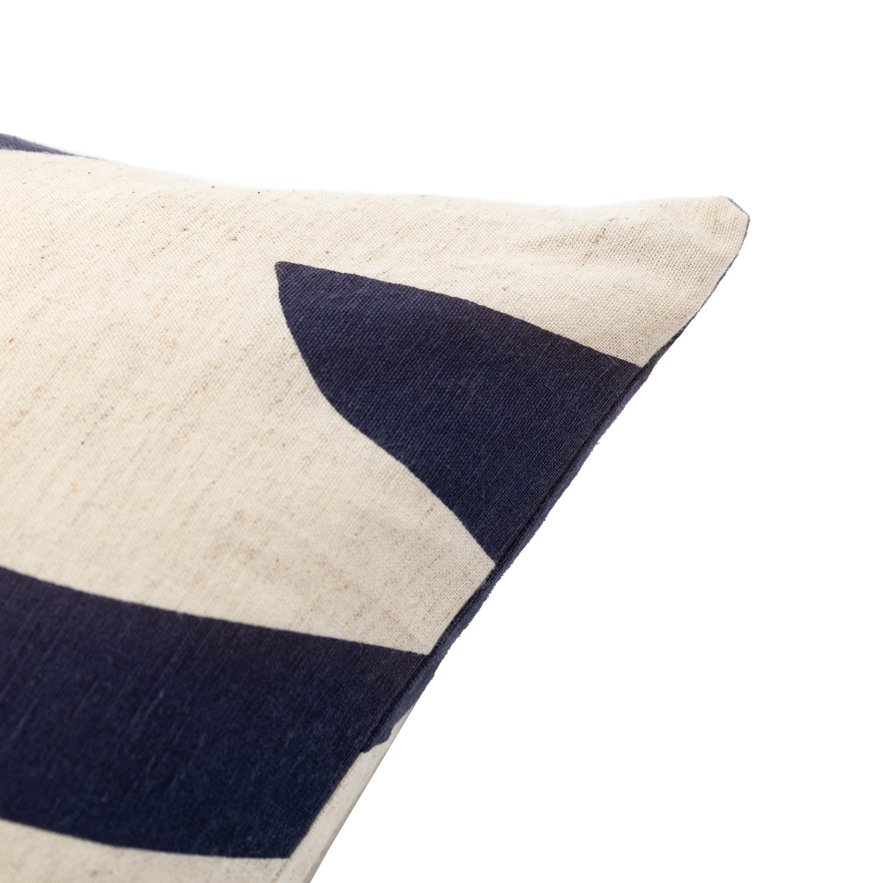Ardala Ink Blue Graphic Square Cushion