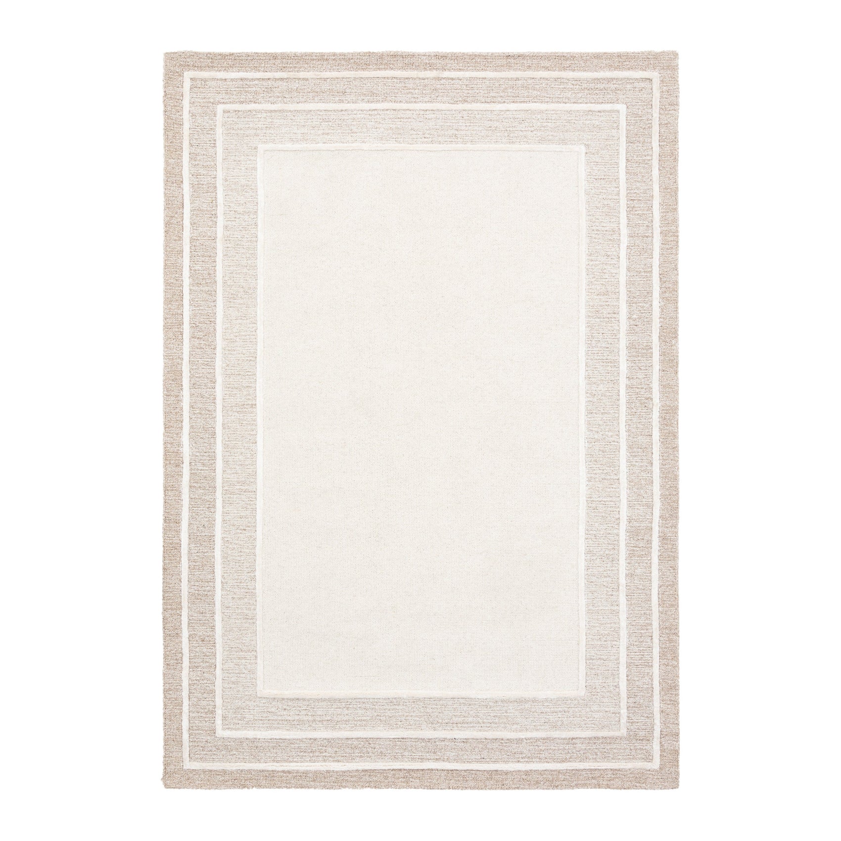 Colonna Cream Tonal Border Rug 120x180