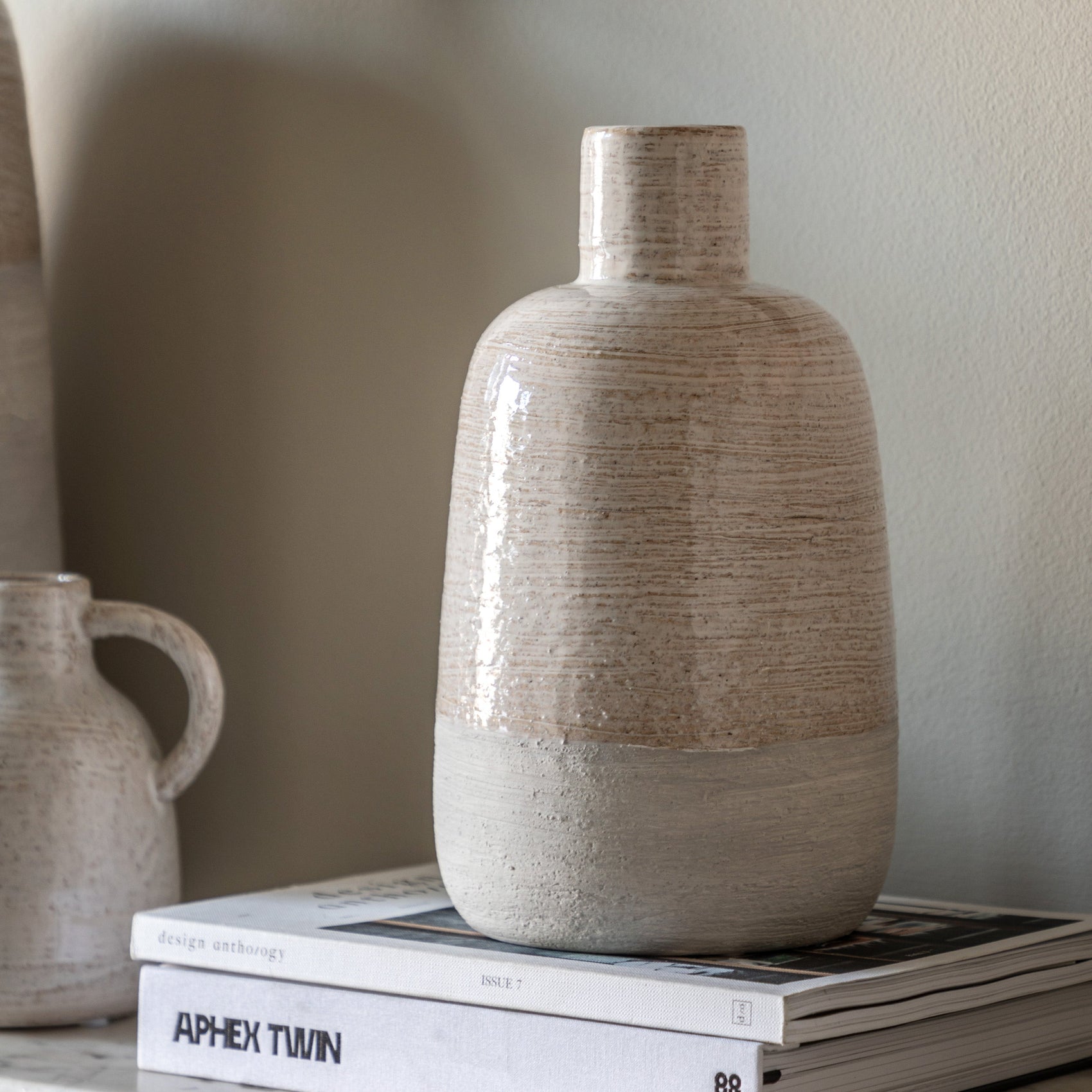 Castelo Earthy Ceramic Bottle Vase | Small