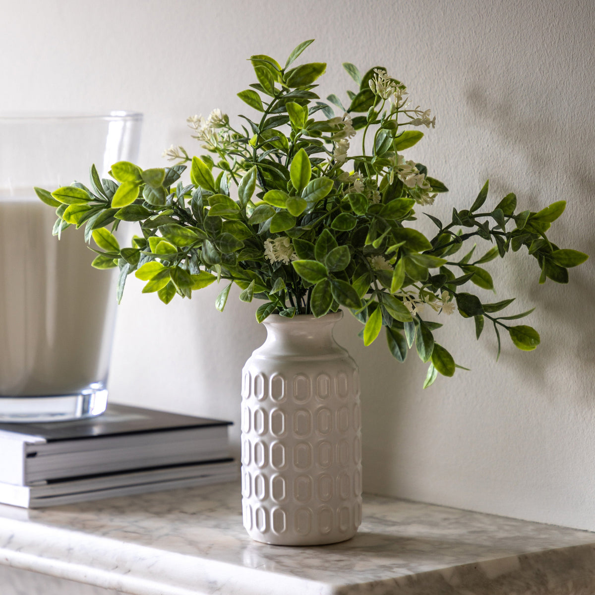 Faircourt Vase with Meadown Foliage