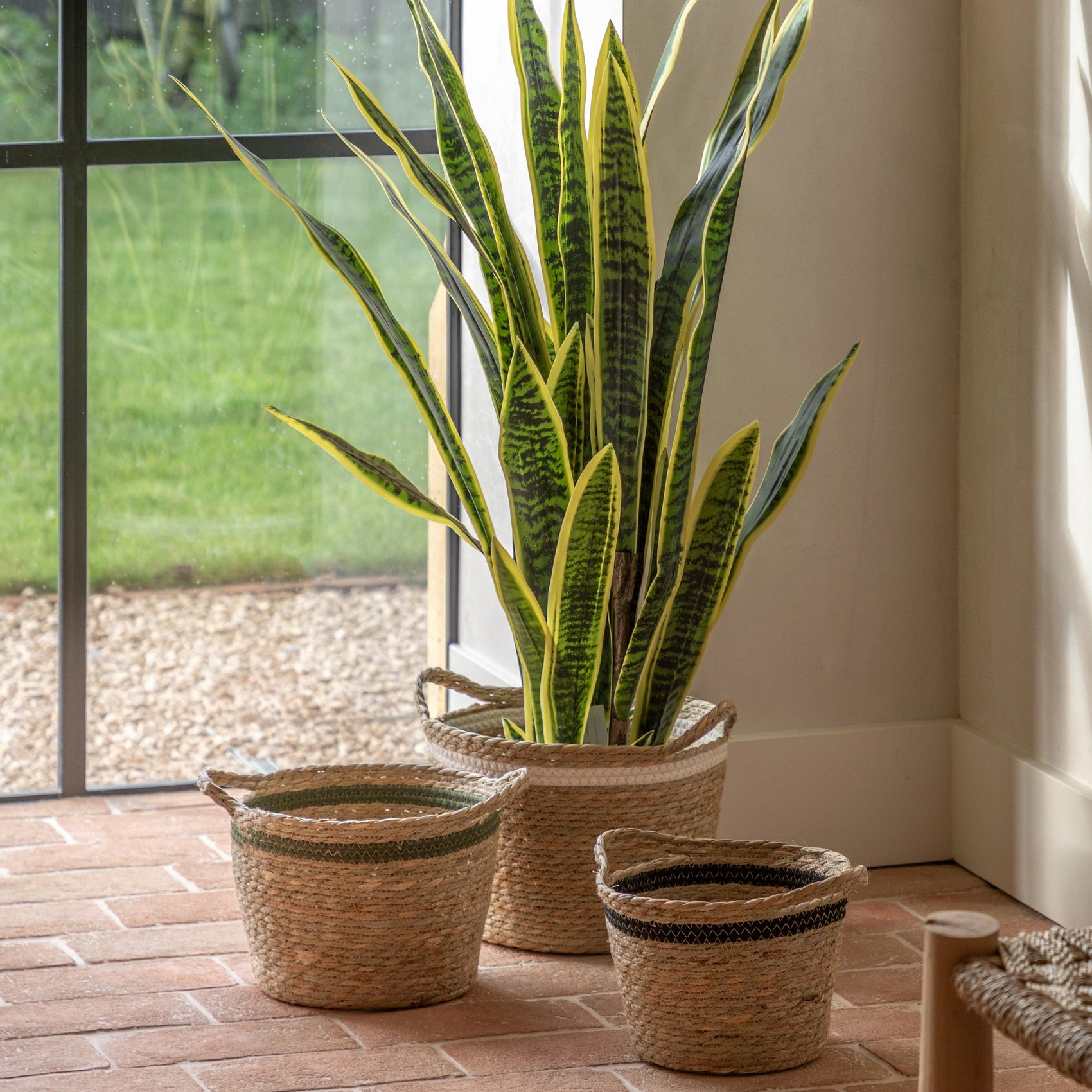 Alderridge Potted Artificial Sansevieria Plant 4ft