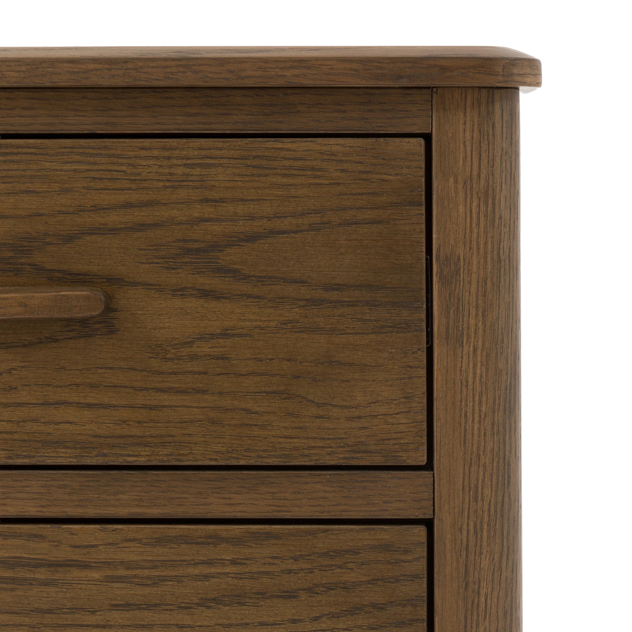 Hollis Walnut Brown Wood Bedside Table