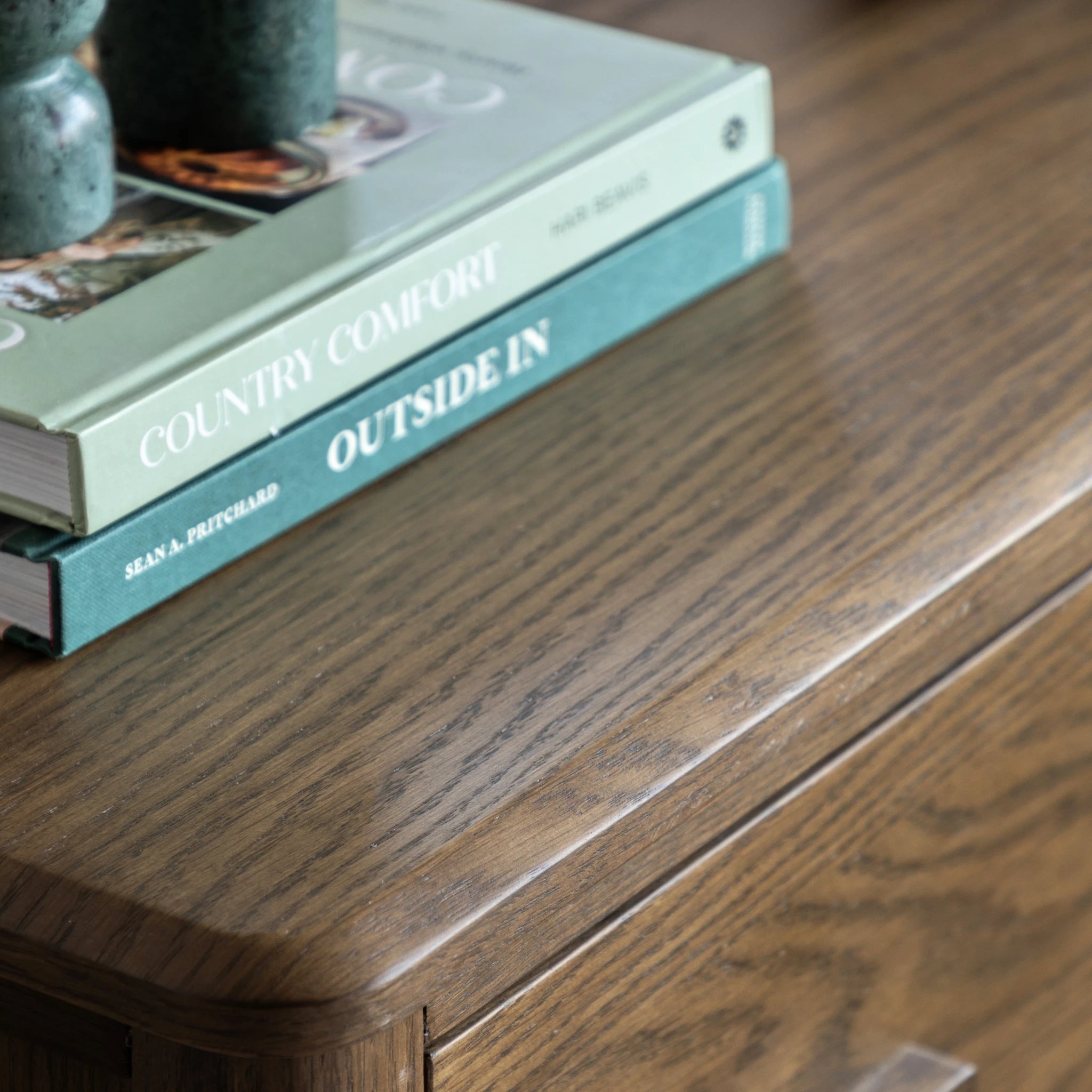 Hollis Walnut Brown Wood Chest of Drawers