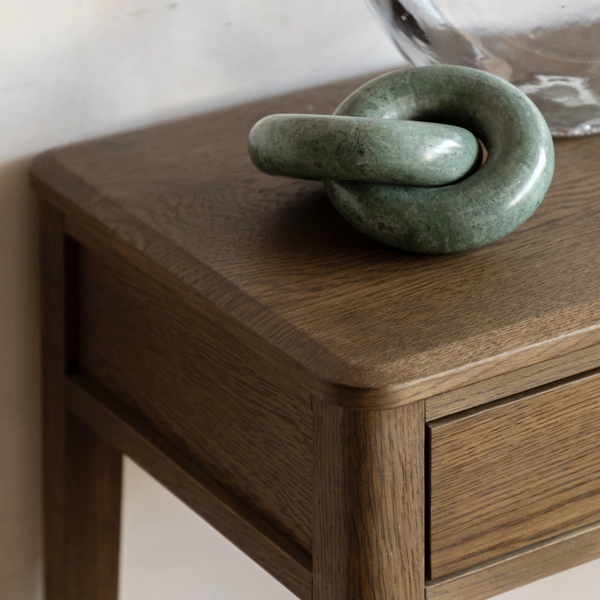 Hollis Walnut Brown Wood Console Table