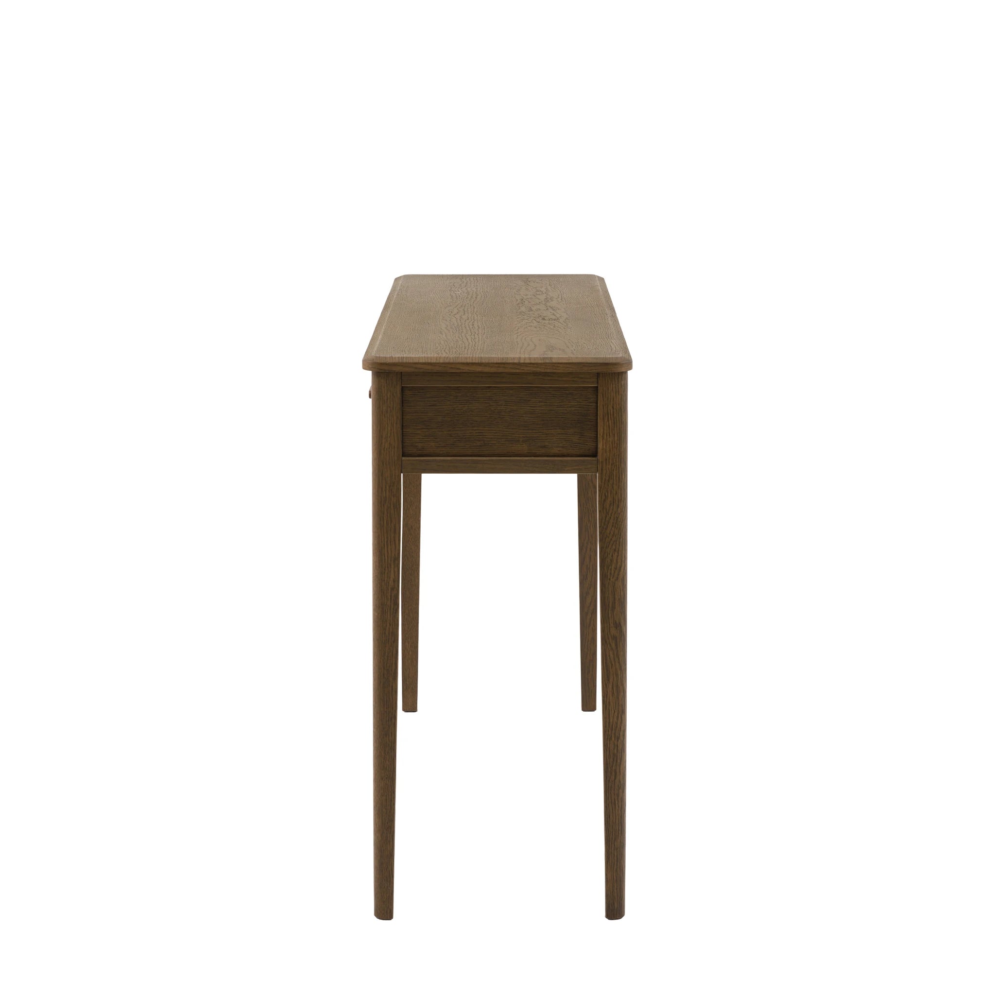 Hollis Walnut Brown Wood Console Table