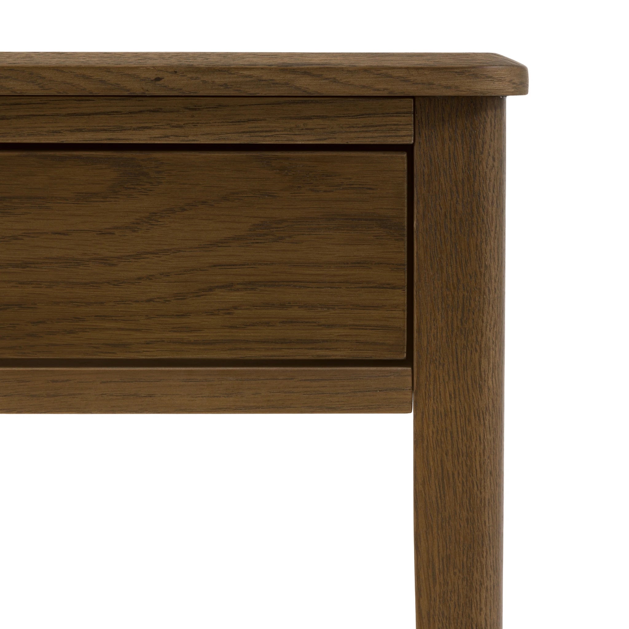Hollis Walnut Brown Wood Console Table