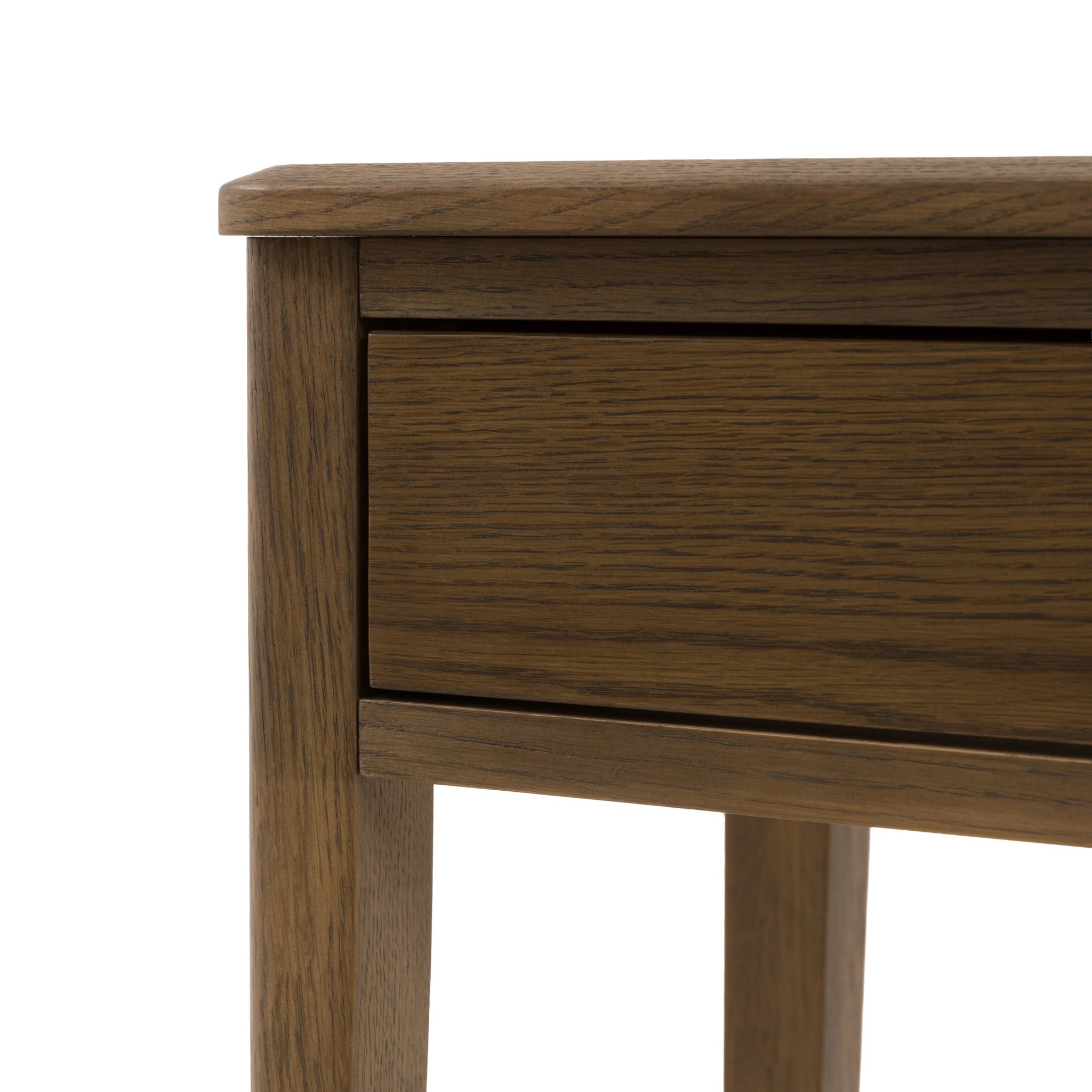 Hollis Walnut Brown Wood Console Table