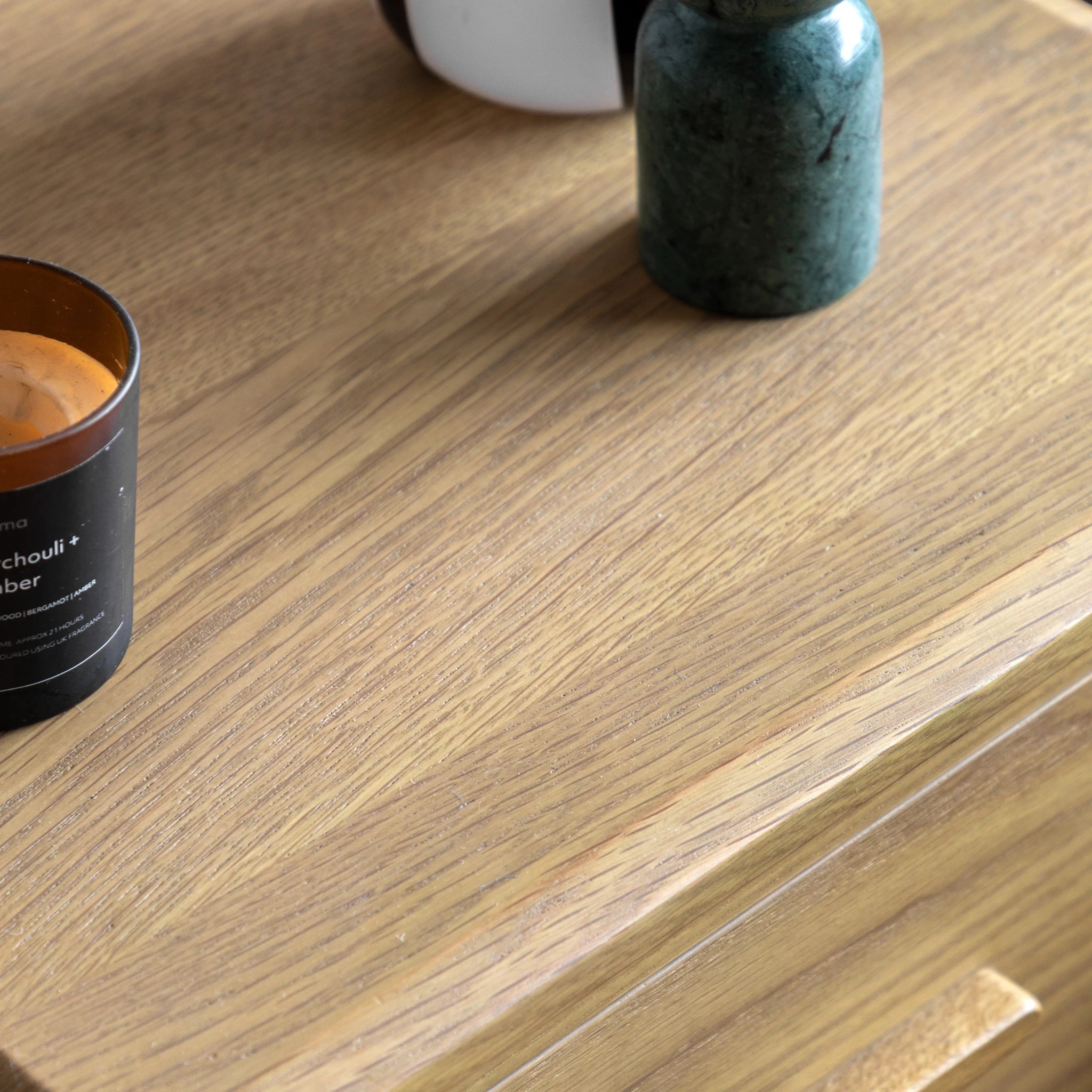 Hollis Natural Wood Bedside Table