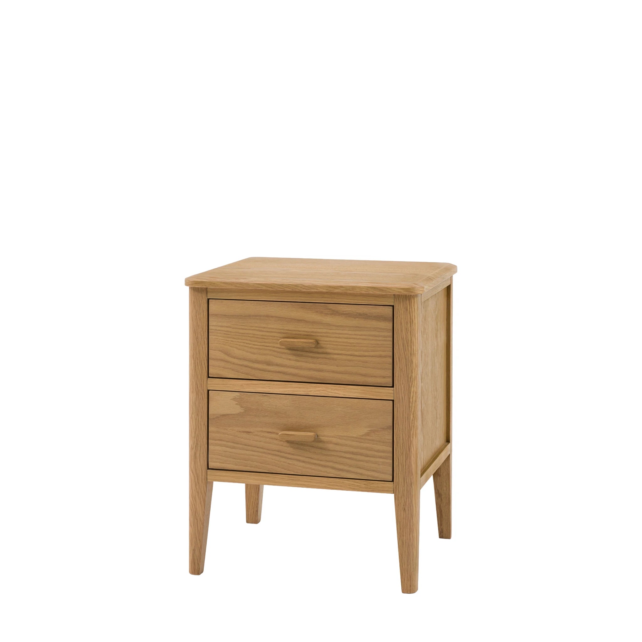 Hollis Natural Wood Bedside Table