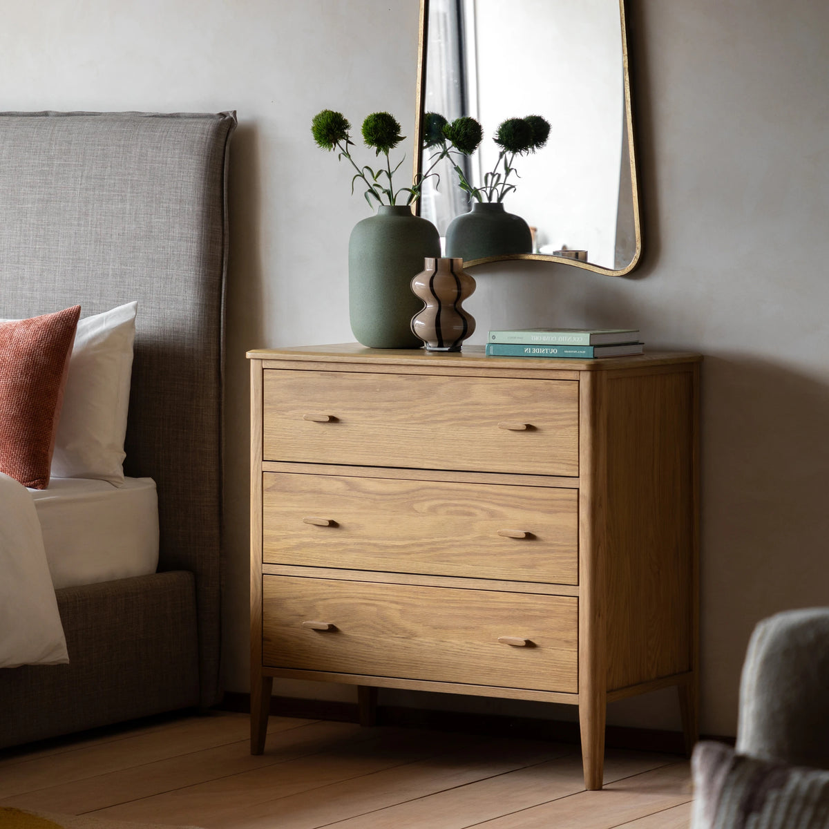 Hollis Natural Wood Chest of Drawers