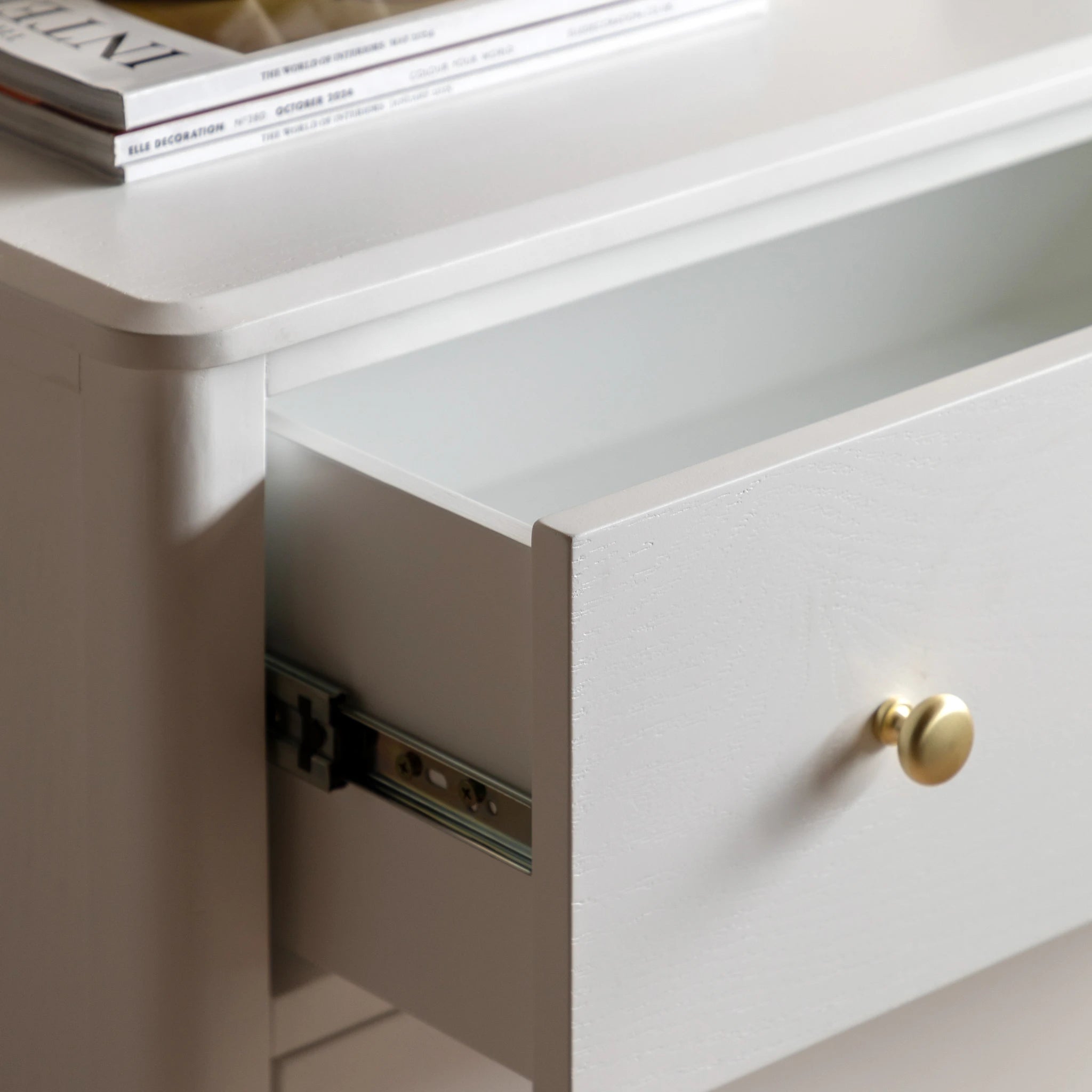Belmora White Wood Chest of Drawers
