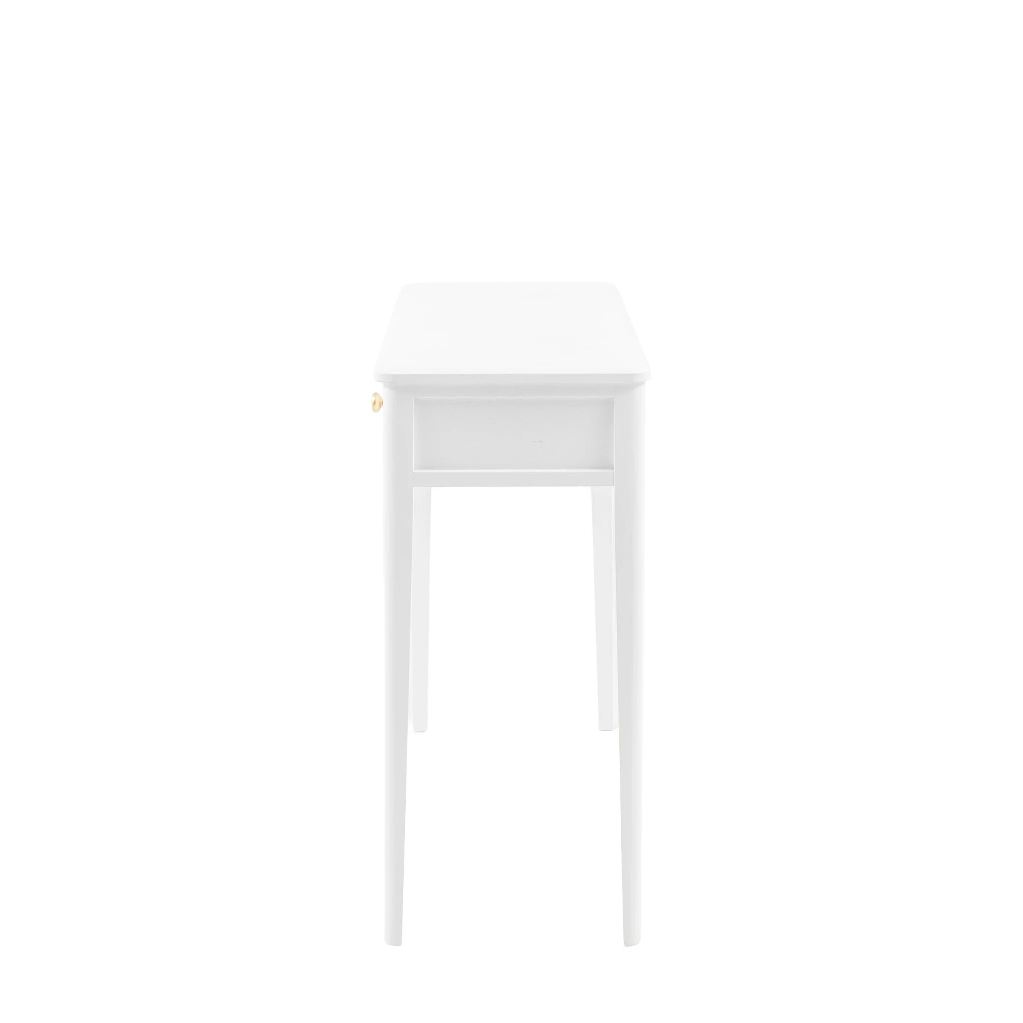 Belmora White Wood Console Table