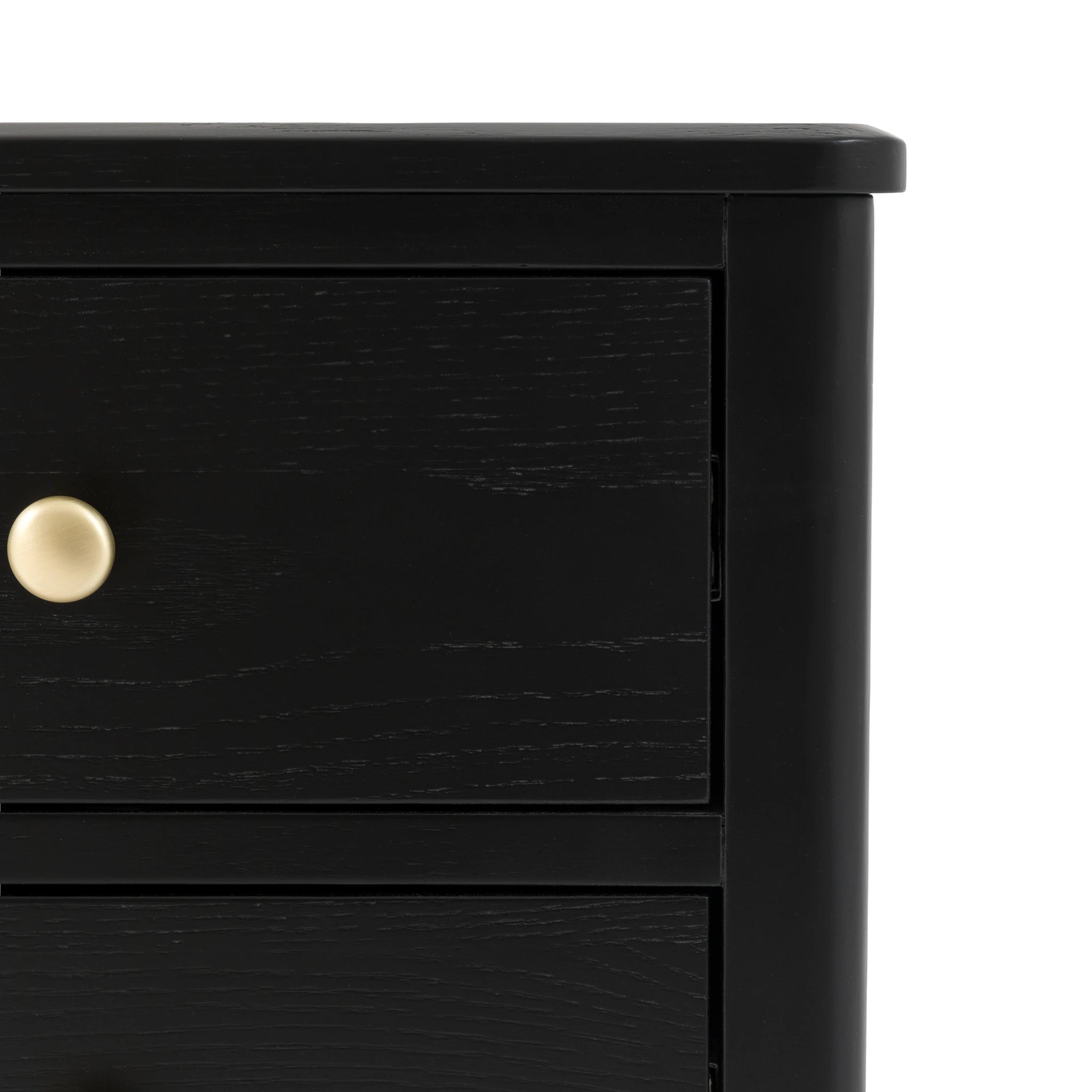 Belmora Black Wood Bedside Table