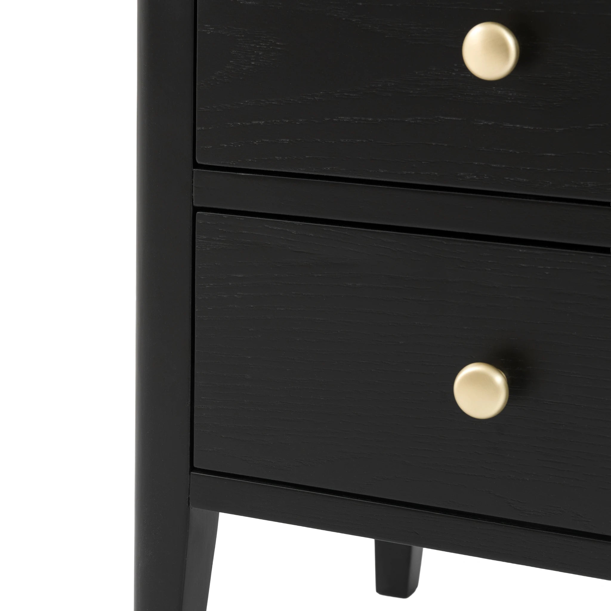 Belmora Black Wood Bedside Table