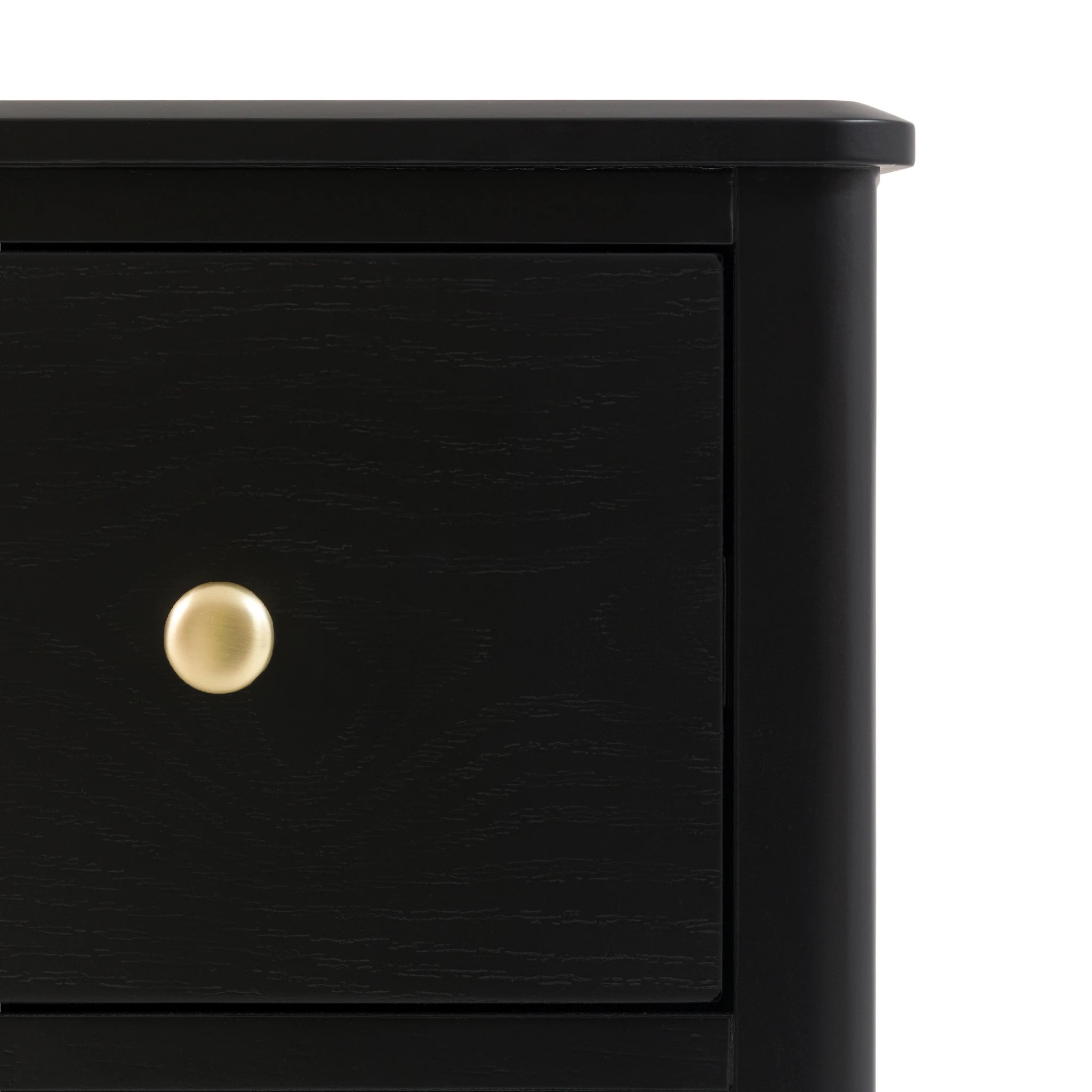Belmora Black Wood Chest of Drawers