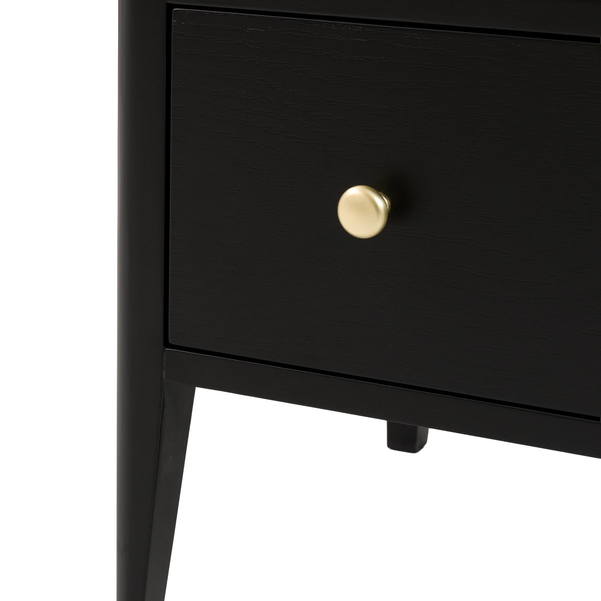 Belmora Black Wood Chest of Drawers