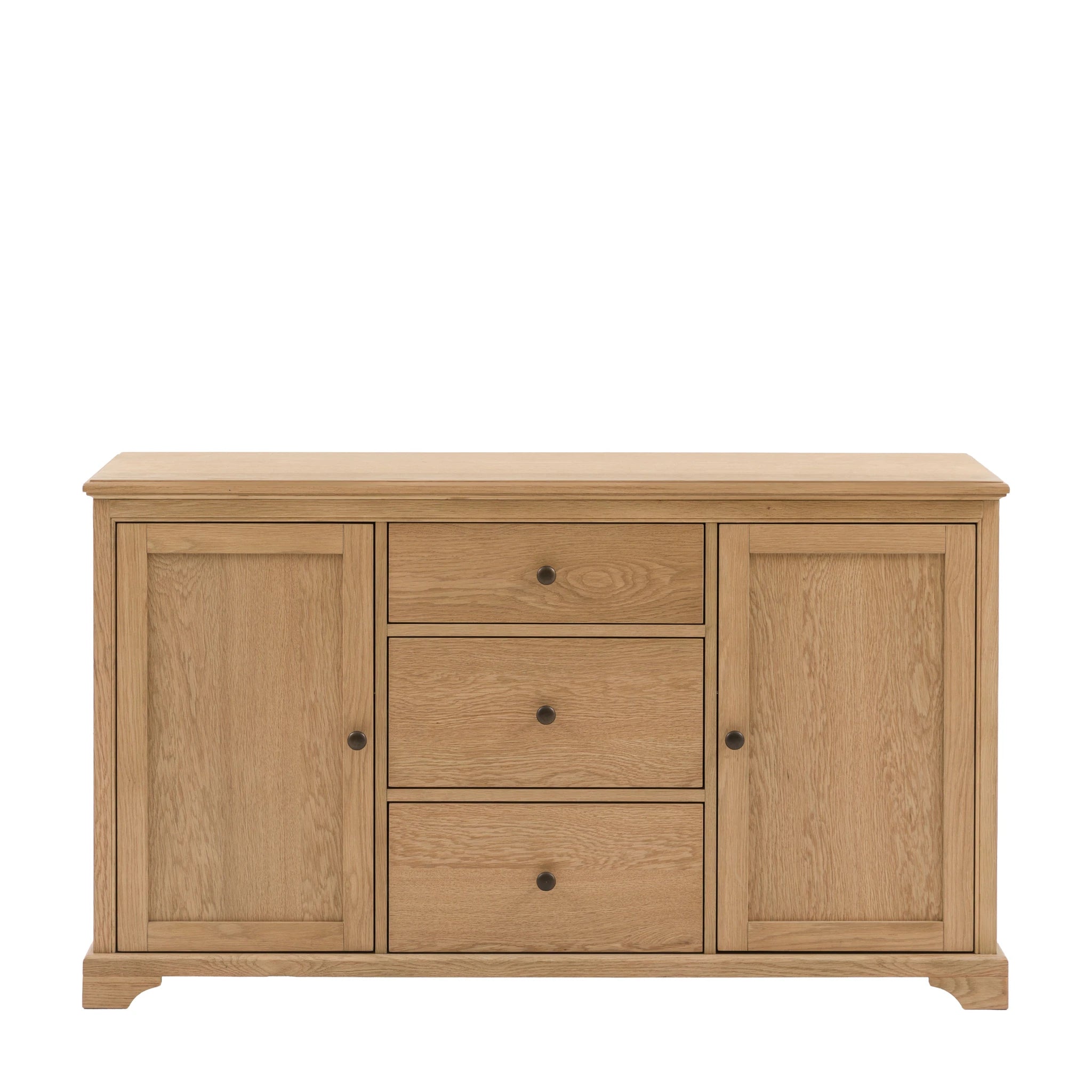 Westbridge Natural Oak Wood Sideboard Large
