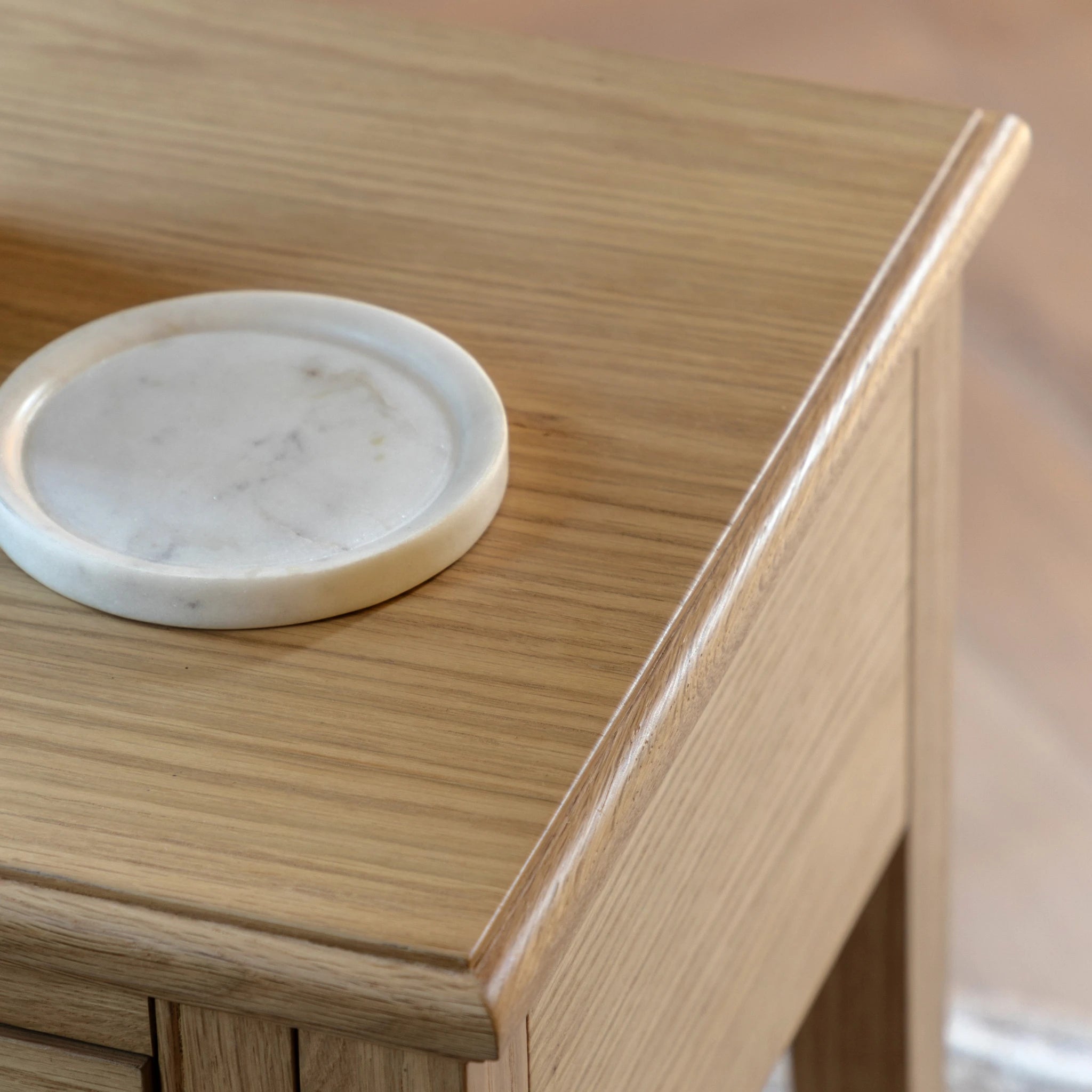 Westbridge Natural Oak Wood Side Table