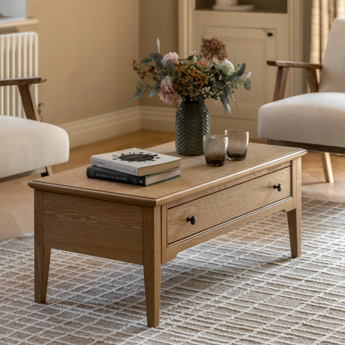 Westbridge Natural Oak Wood Coffee Table