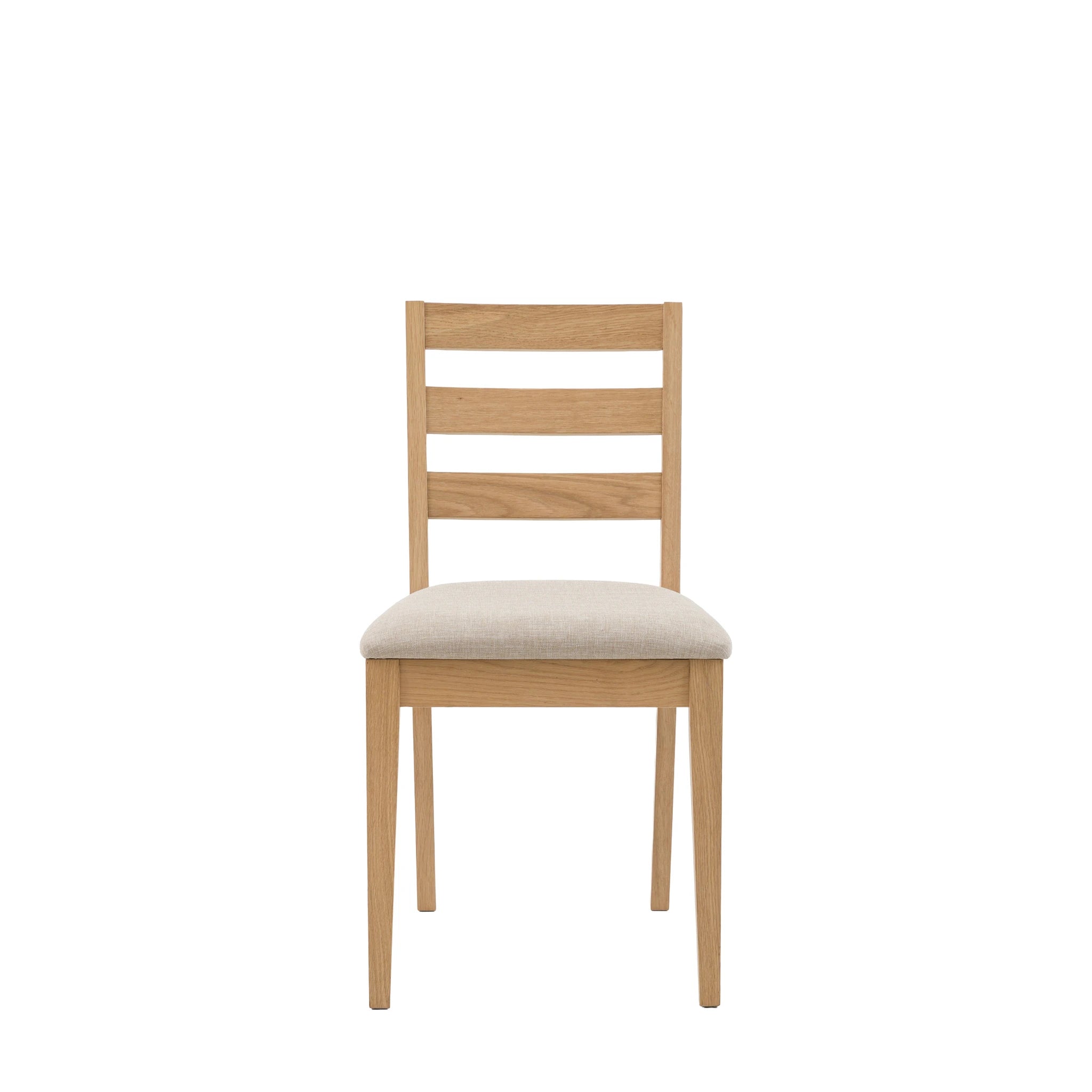 Set of 2 Westbridge Natural Wood Dining Chairs