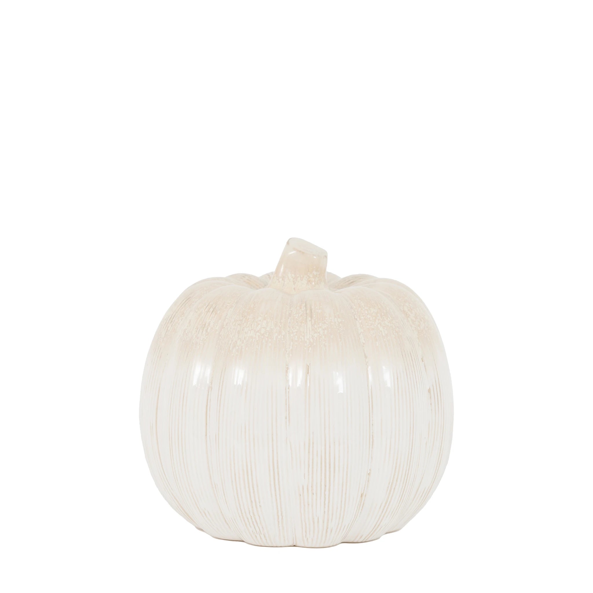 Terrene Natural Ceramic Pumpkin Ornament