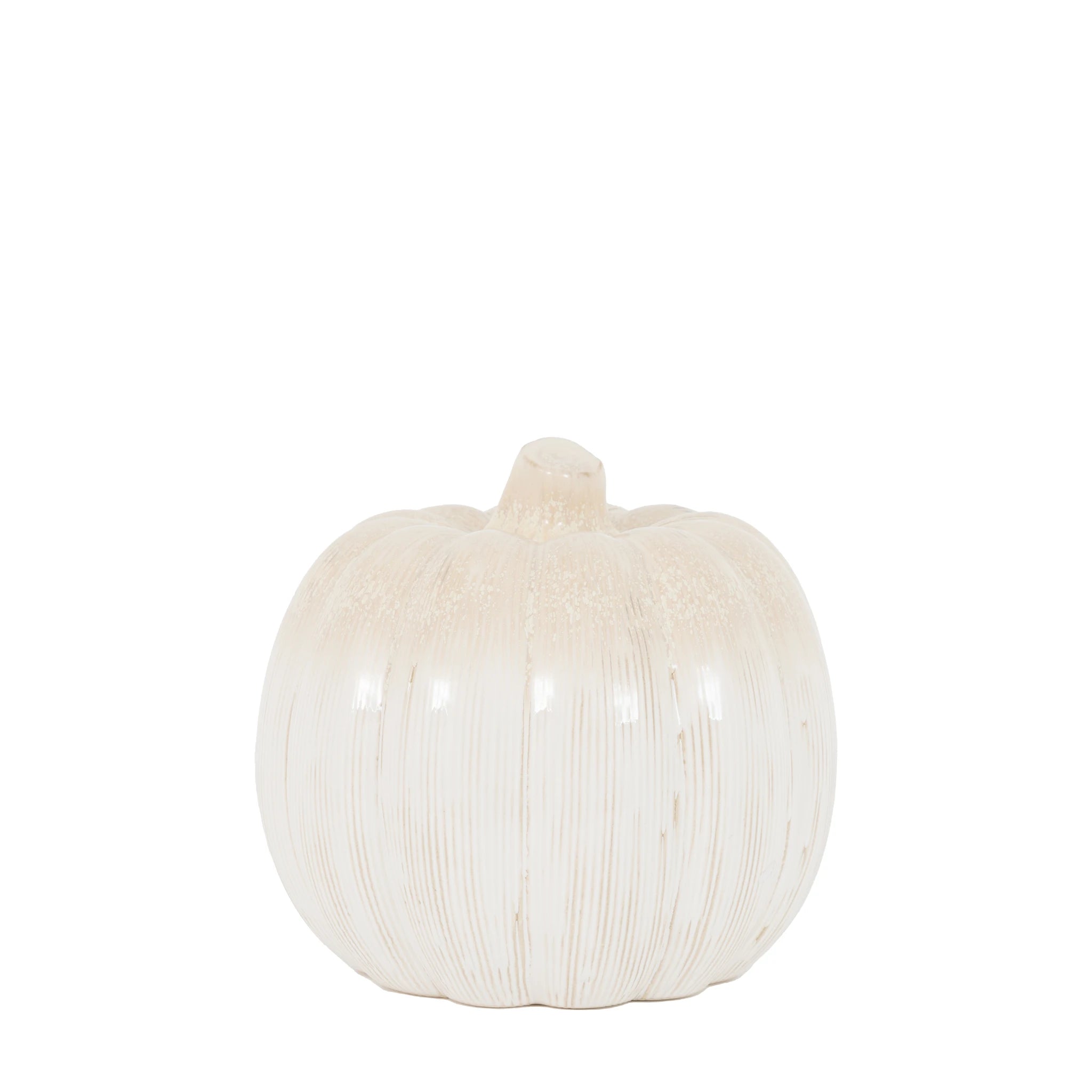 Terrene Natural Ceramic Pumpkin Ornament