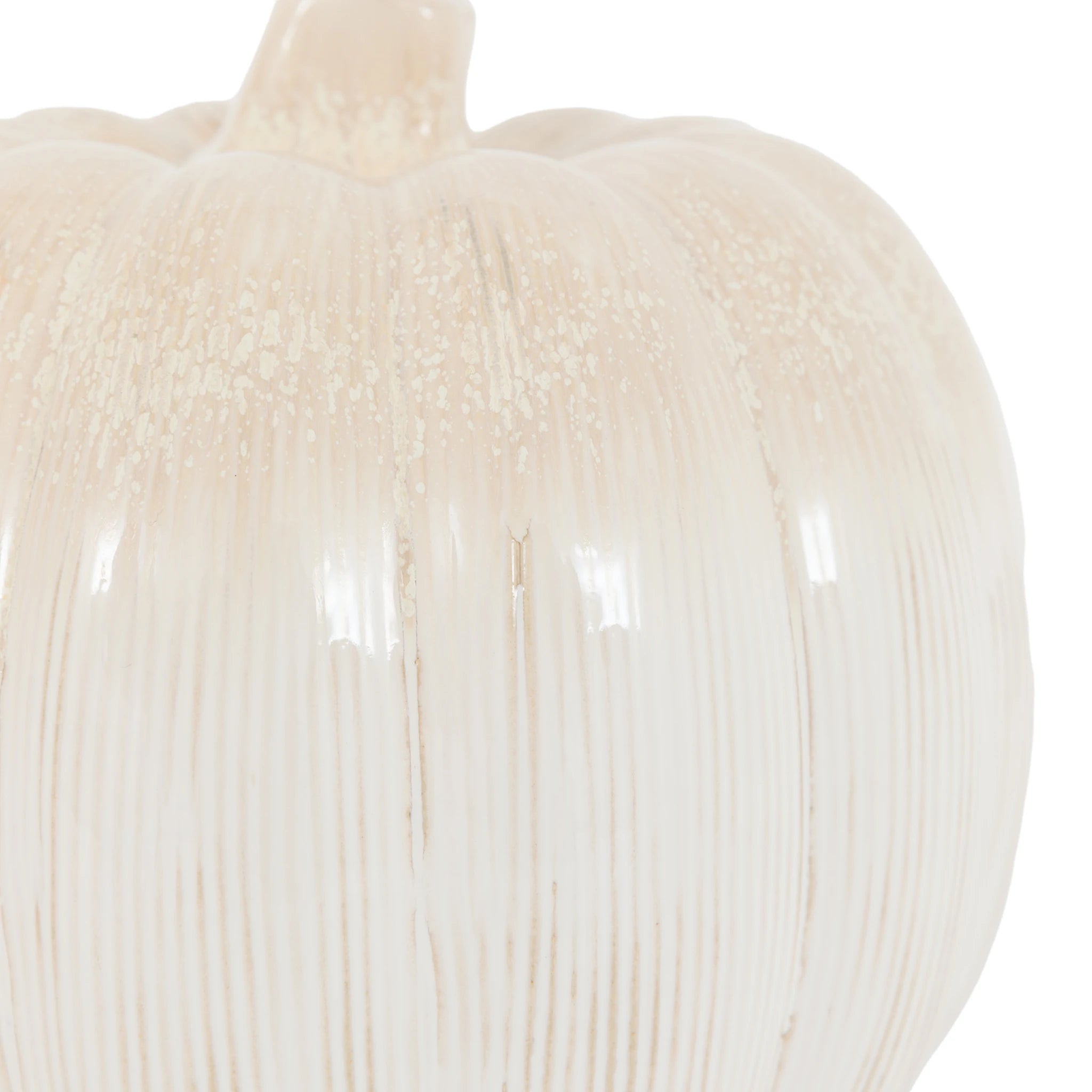 Terrene Natural Ceramic Pumpkin Ornament