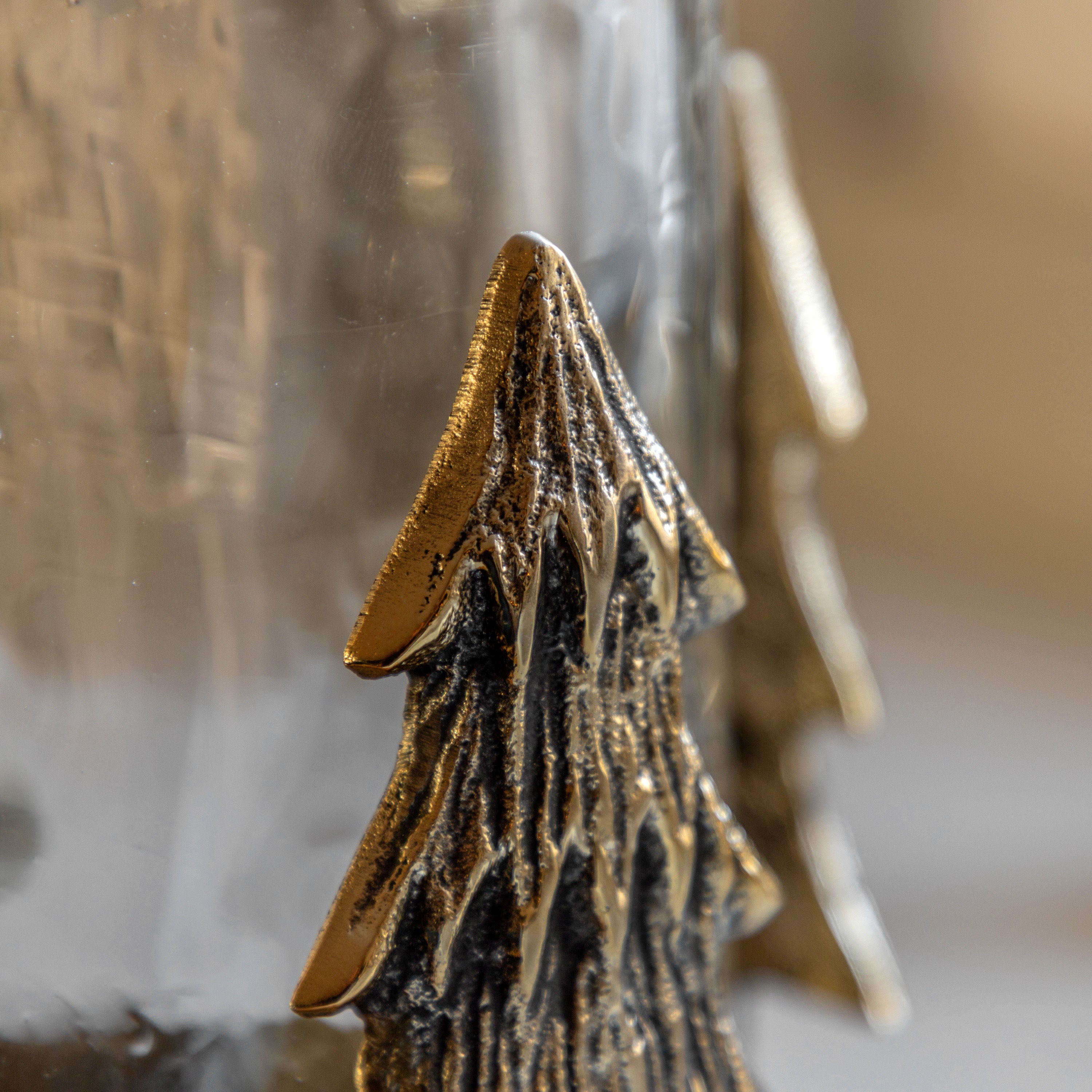 Xmas Tree Hurricane Antique Gold