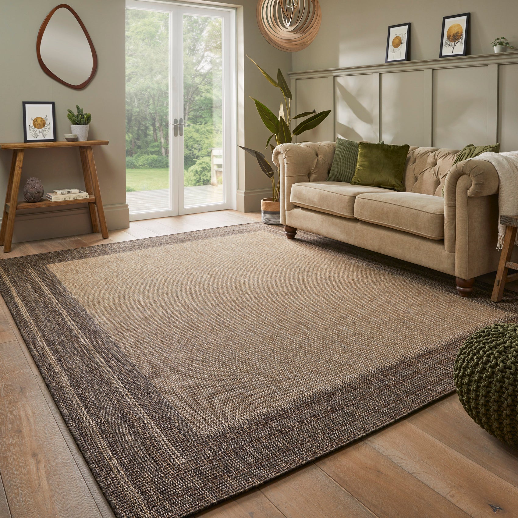 Concept Looms Sumac SUM102 Beige/Brown Large Rectangle Indoor/Outdoor Rug