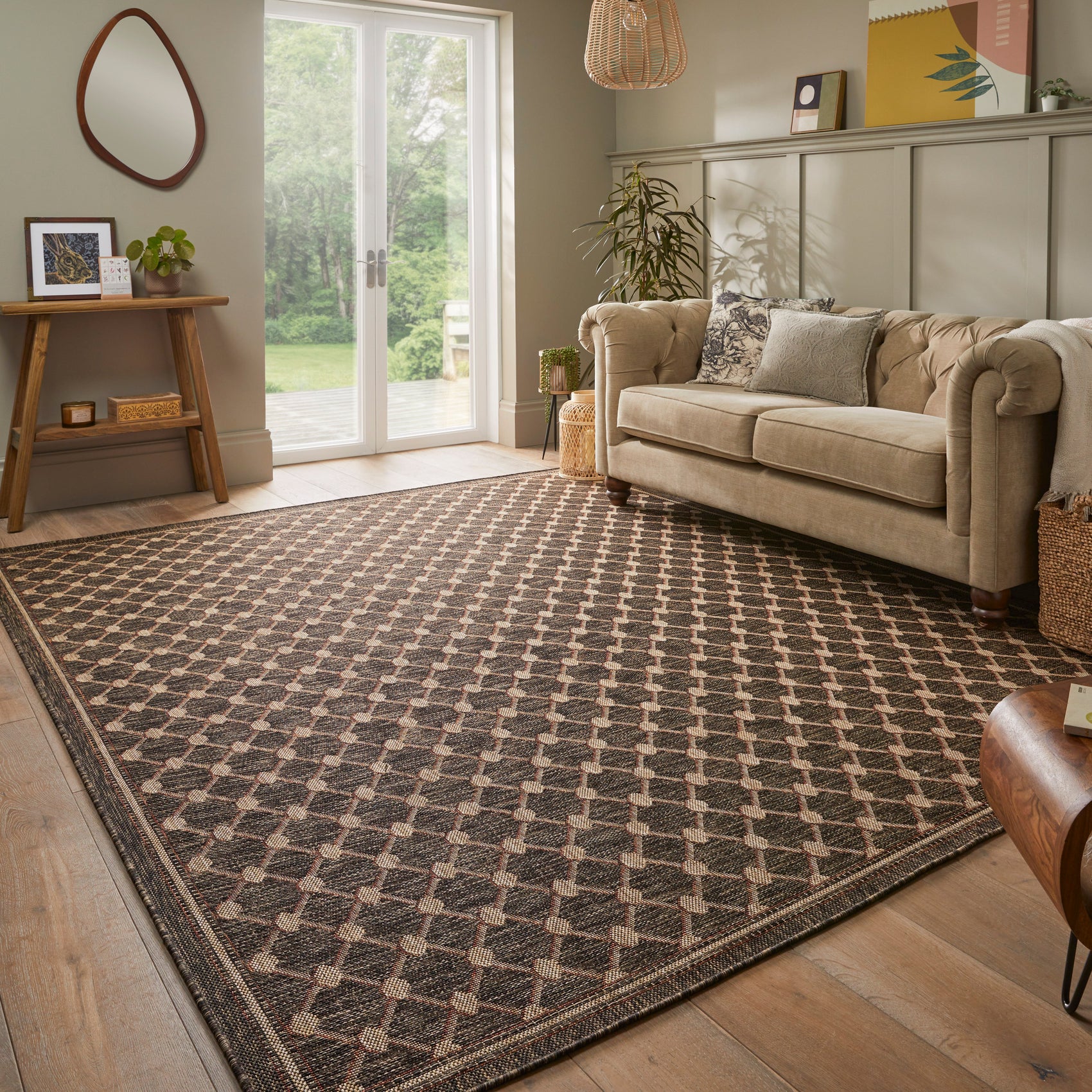 Concept Looms Sumac SUM105 Brown Large Rectangle Indoor/Outdoor Rug