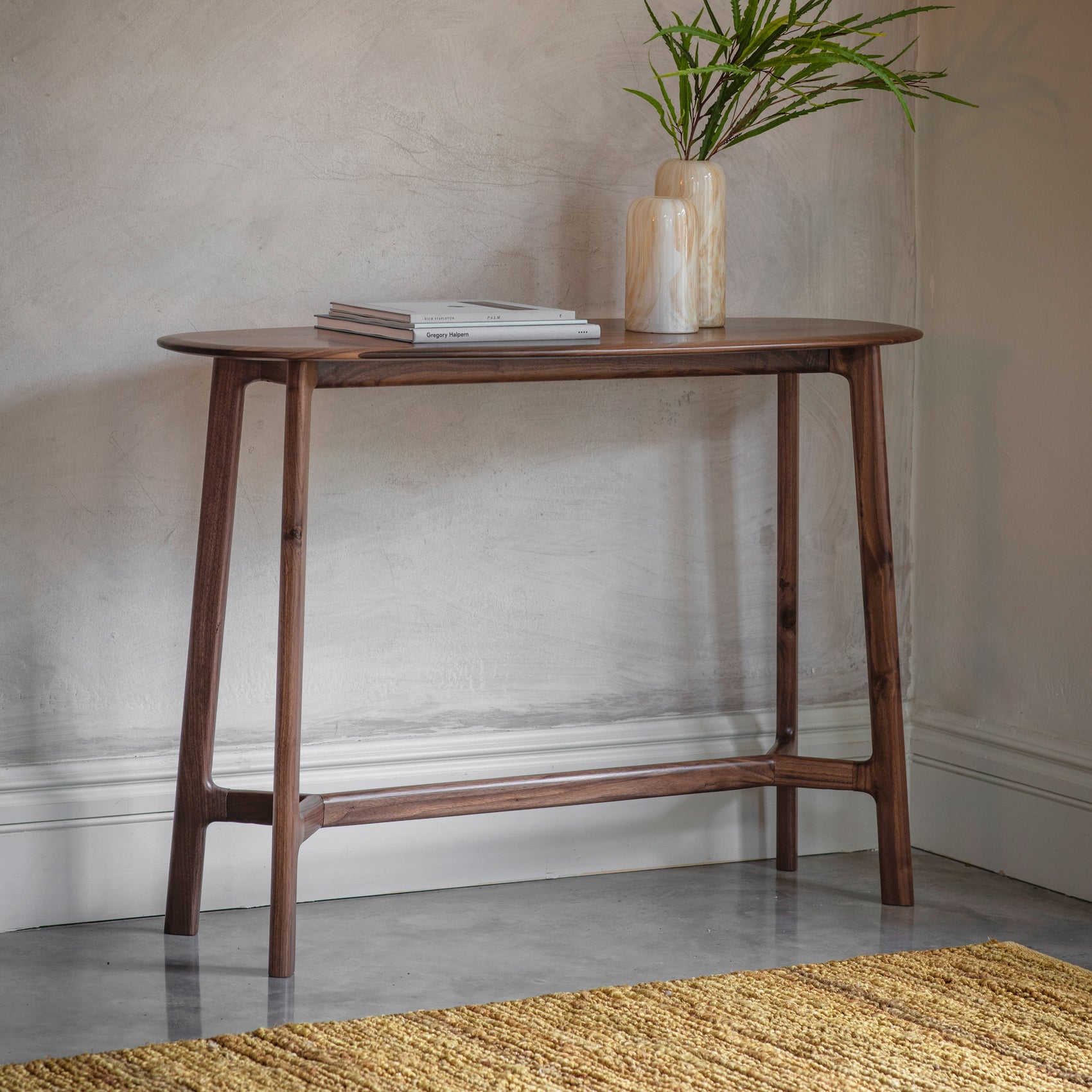 Ashfields Walnut Wood Console Table