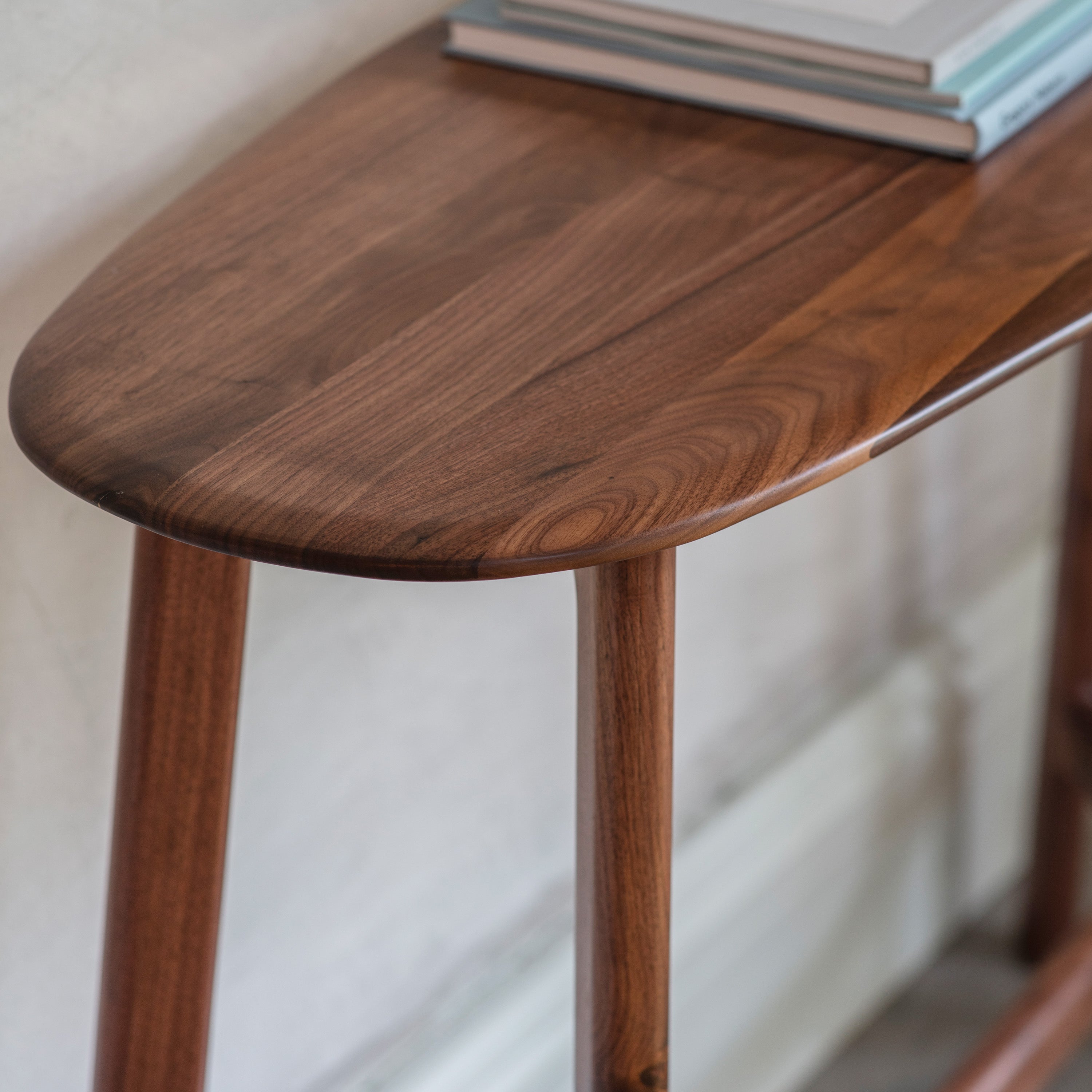 Royo Walnut Wood Console Table