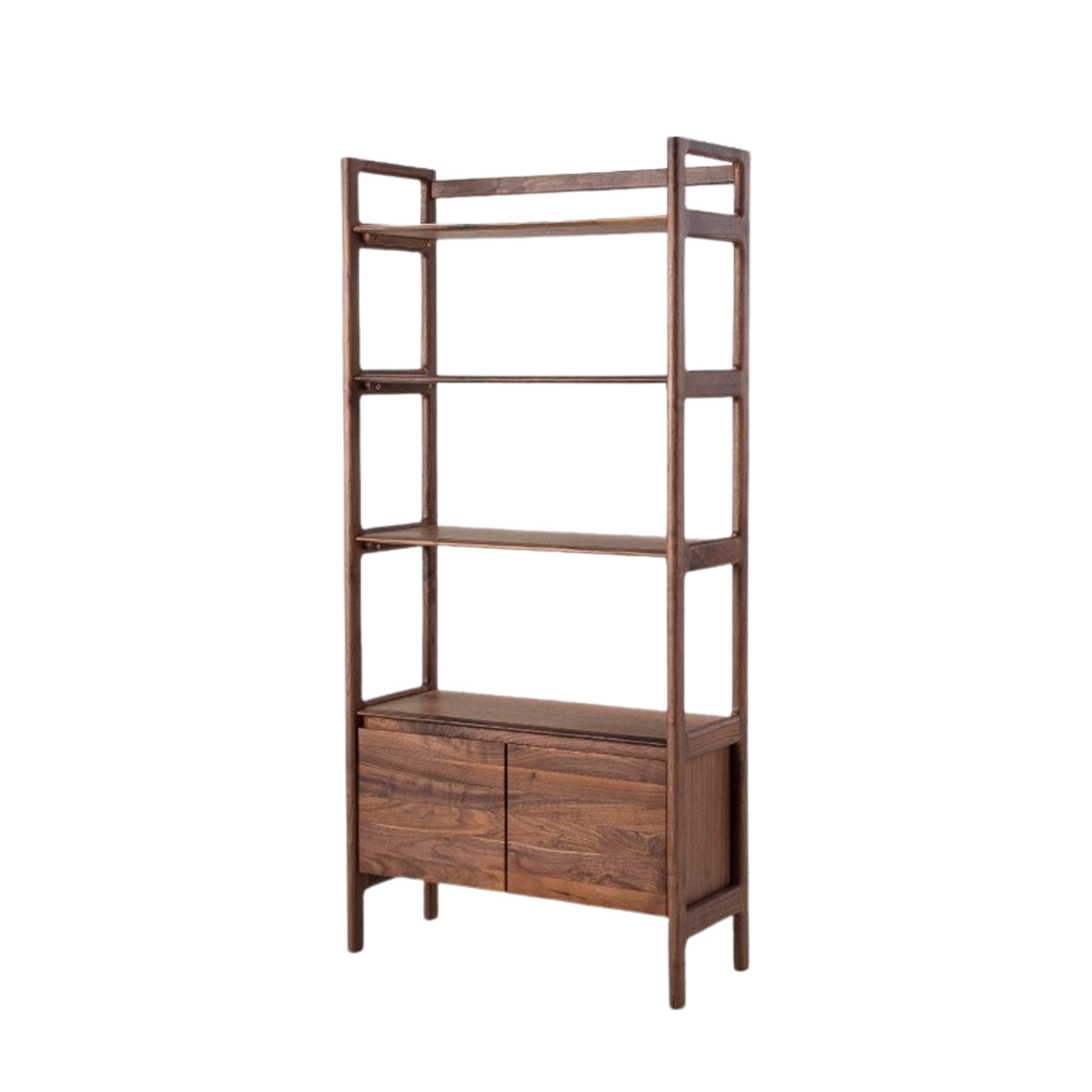 Royo Walnut Wood Open Display Unit