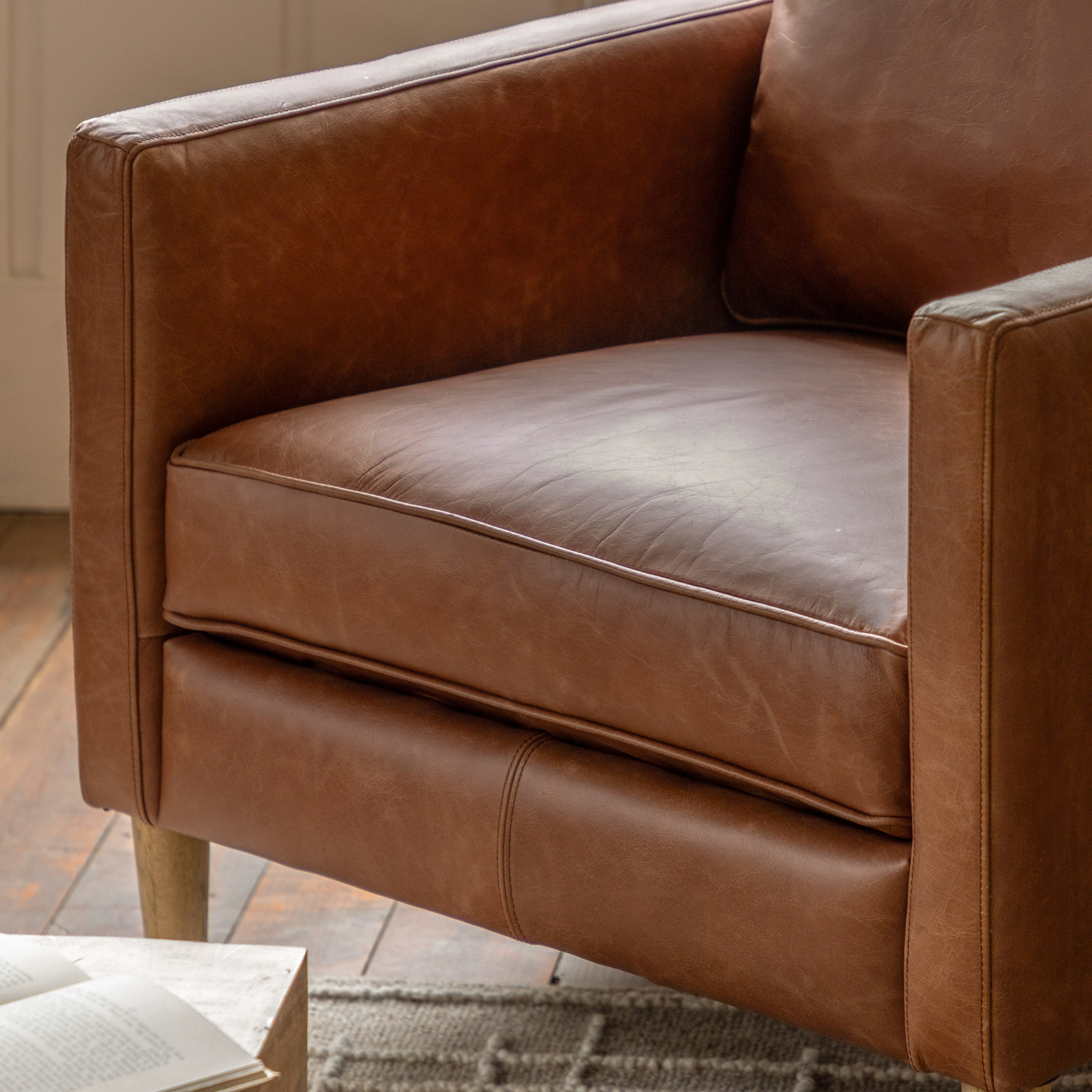 Osborne Armchair Vintage Brown Leather