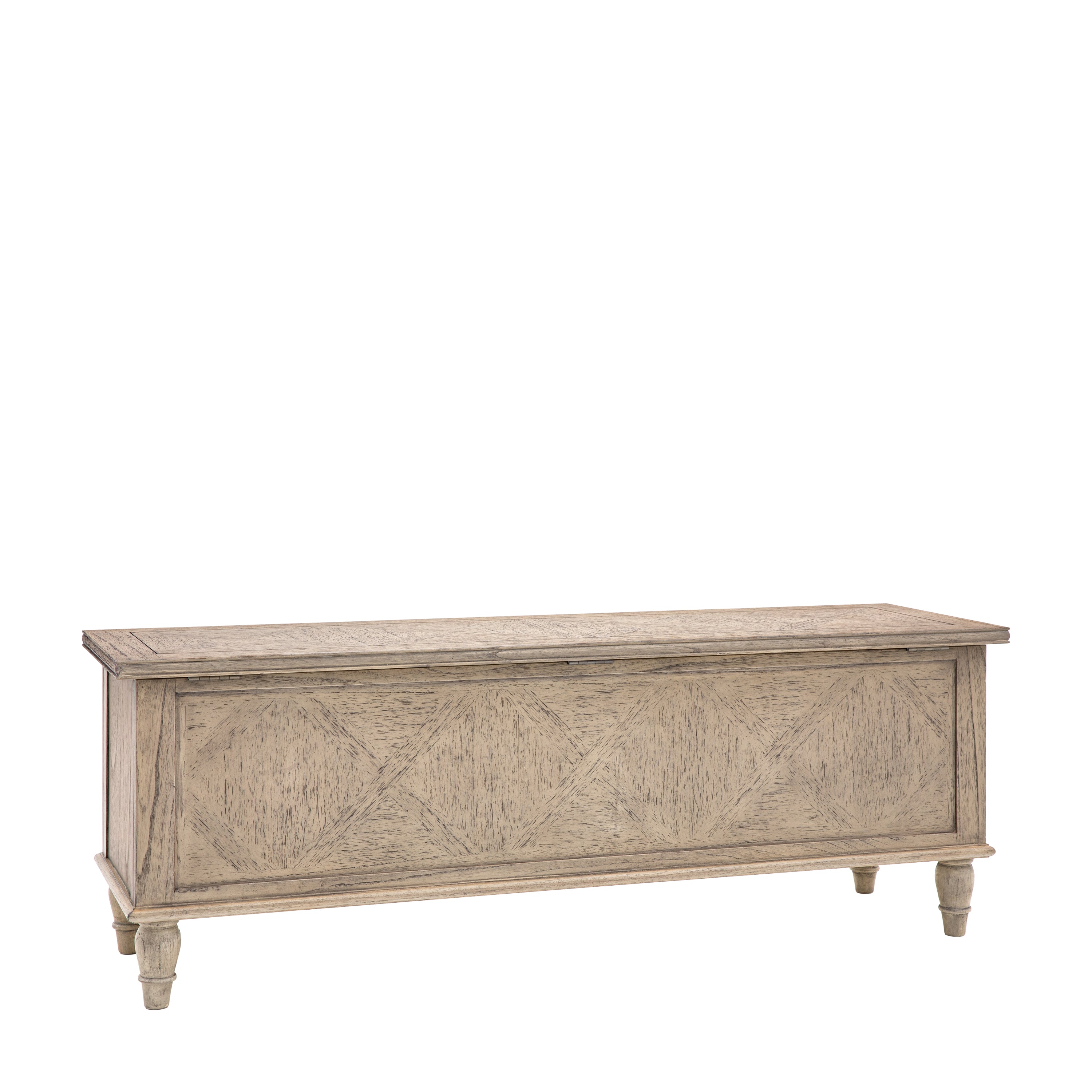 Tobago Aged Mindy Wood Hall Bench & Storage Chest