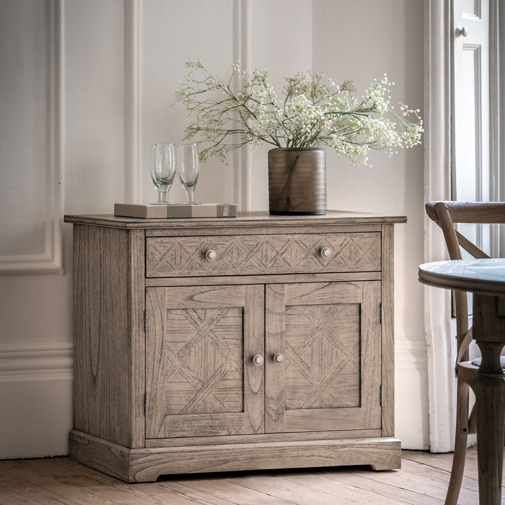 Tobago Aged Mindy Wood Sideboard | Medium