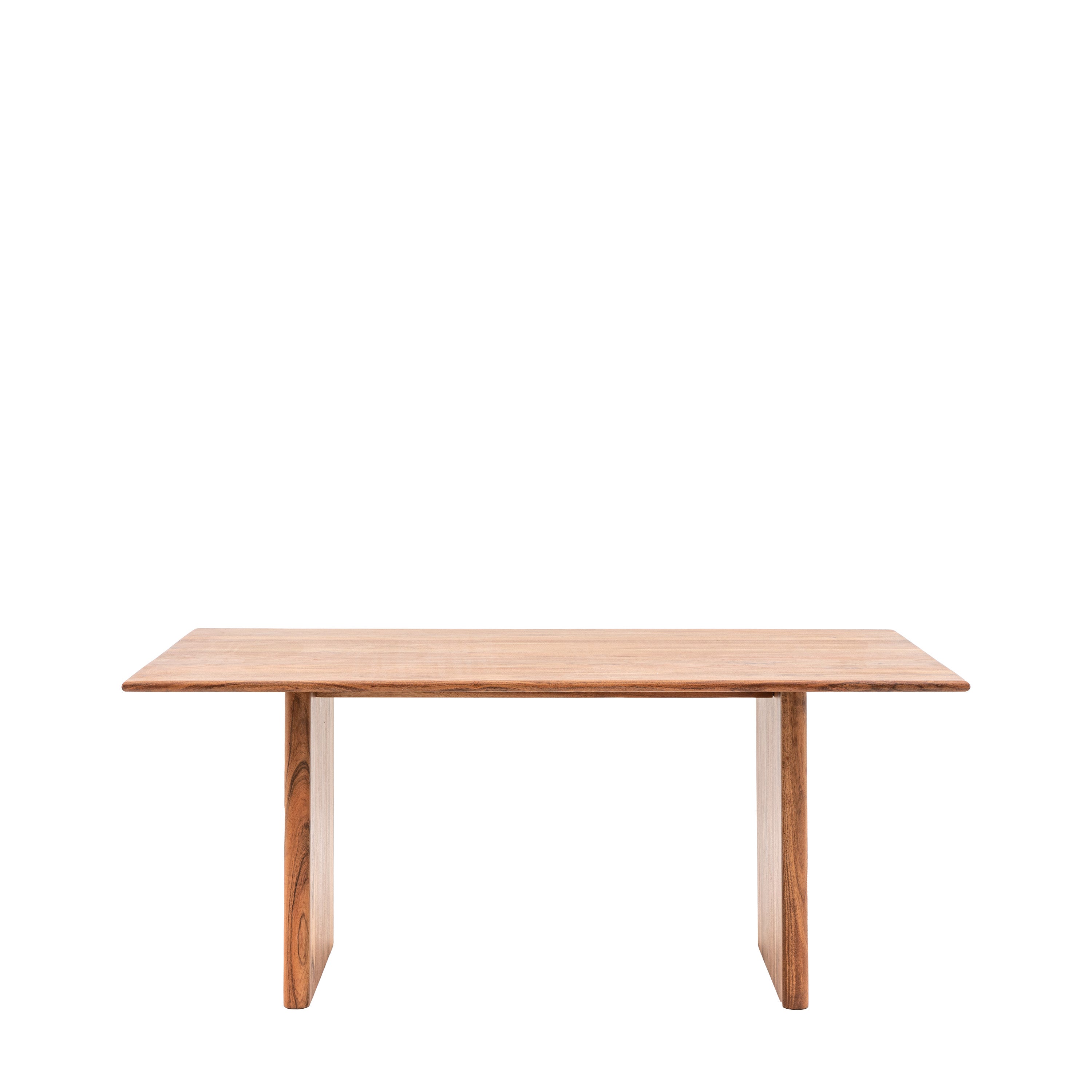Marta Acacia Wood Rectangle Dining Table | 6 Seater